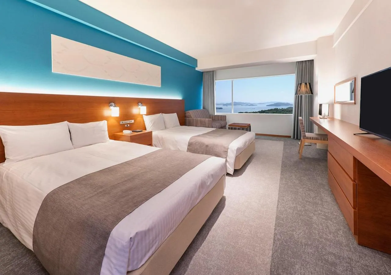 Bed in Setouchi Kojima Hotel Kurashiki