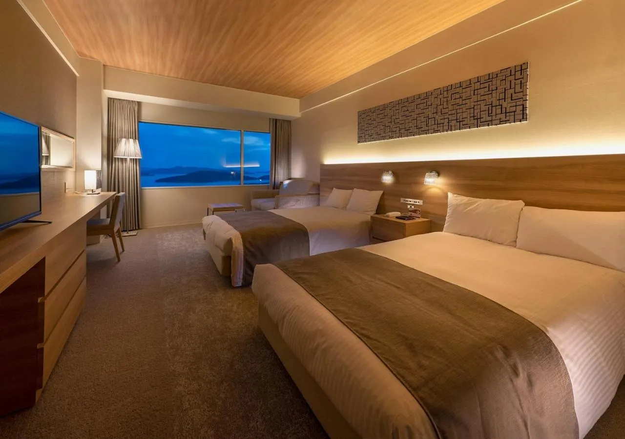 Bed in Setouchi Kojima Hotel Kurashiki