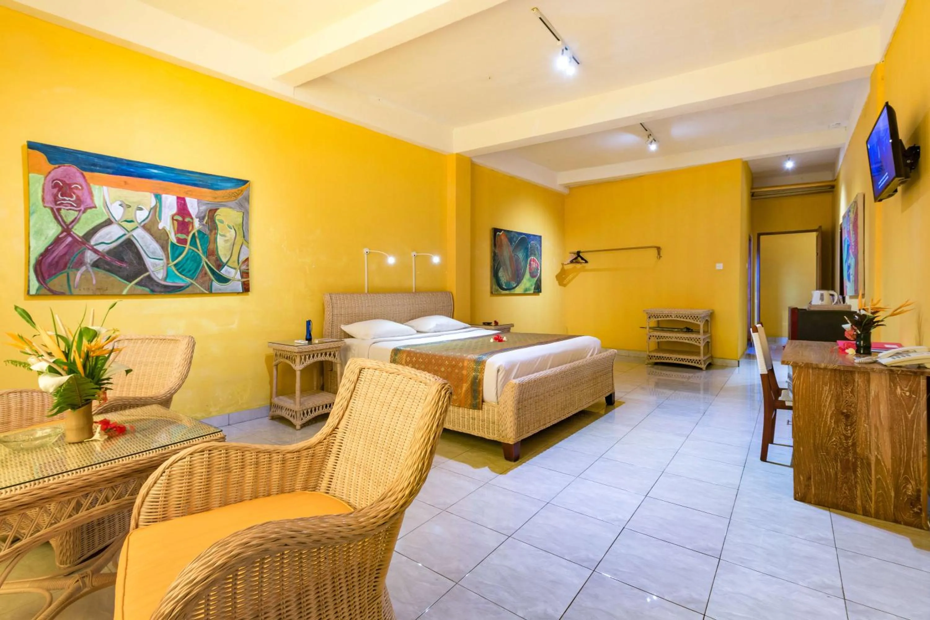 Bed in Tanah Merah Art Resort by AGATA