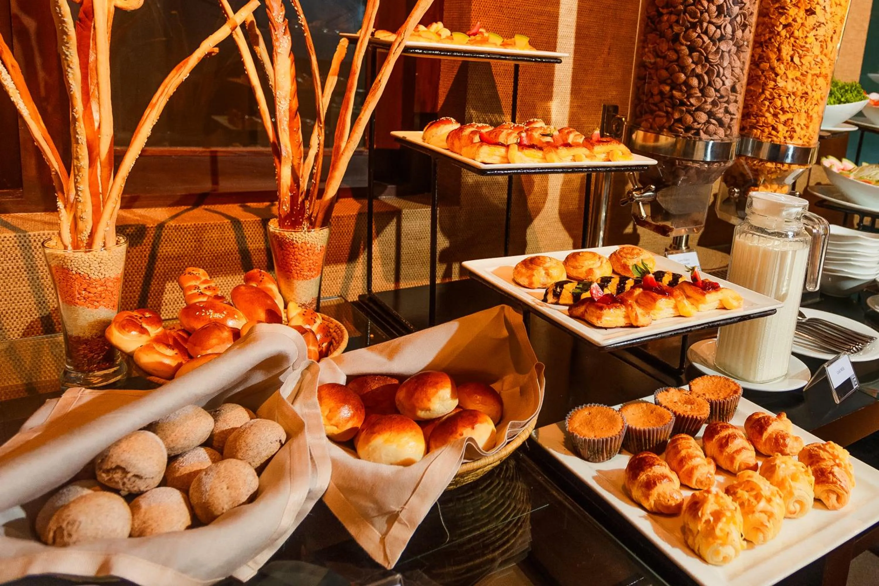 Buffet breakfast in Renuka City Hotel