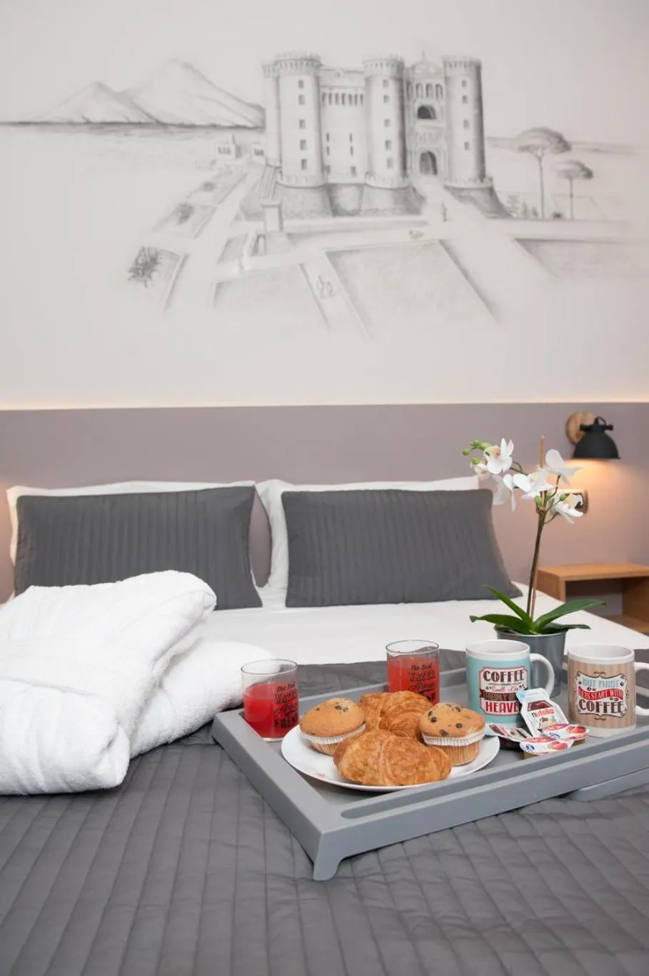 Food close-up, Bed in Eco di Napoli