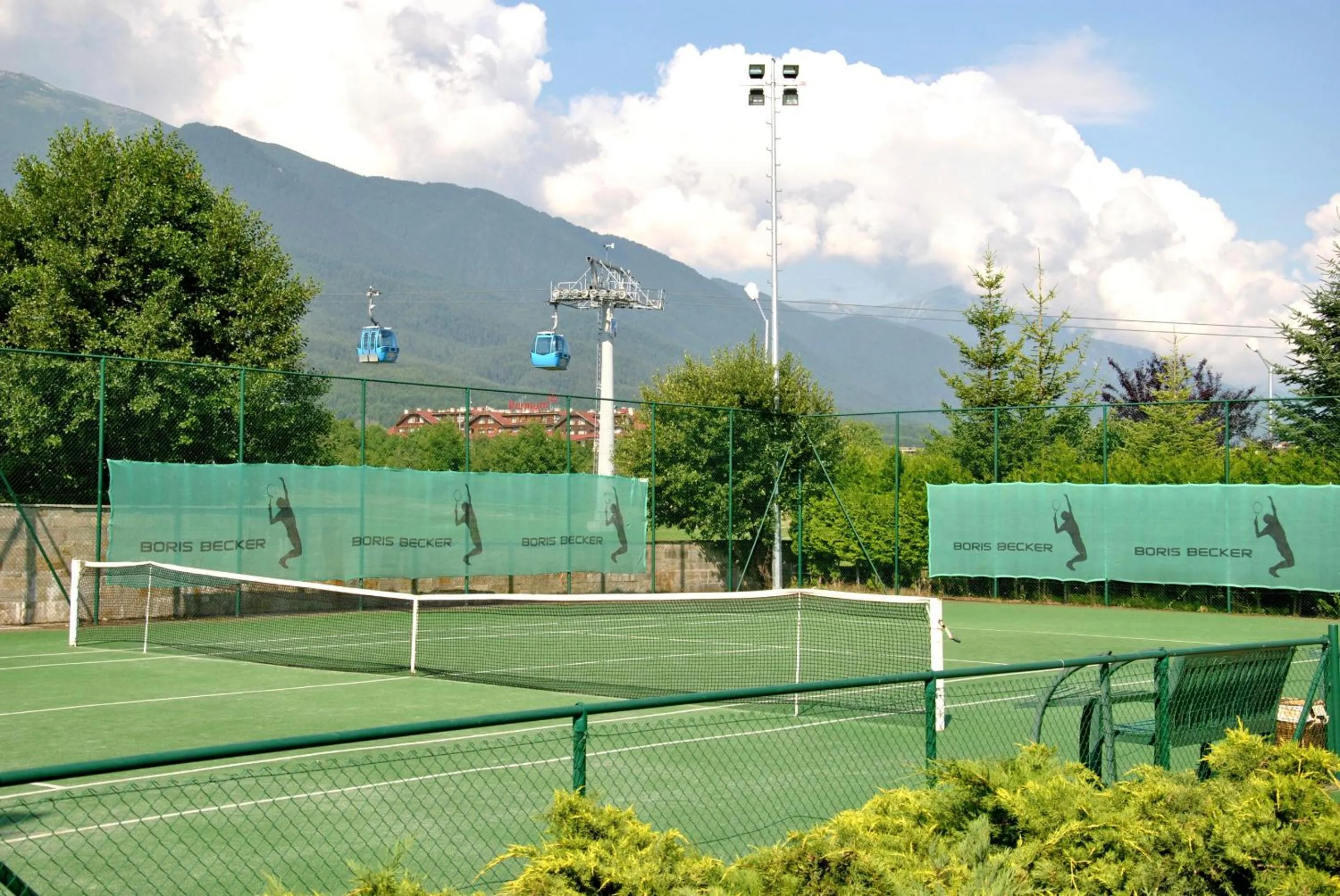Tennis court in Kempinski Hotel Grand Arena Bansko