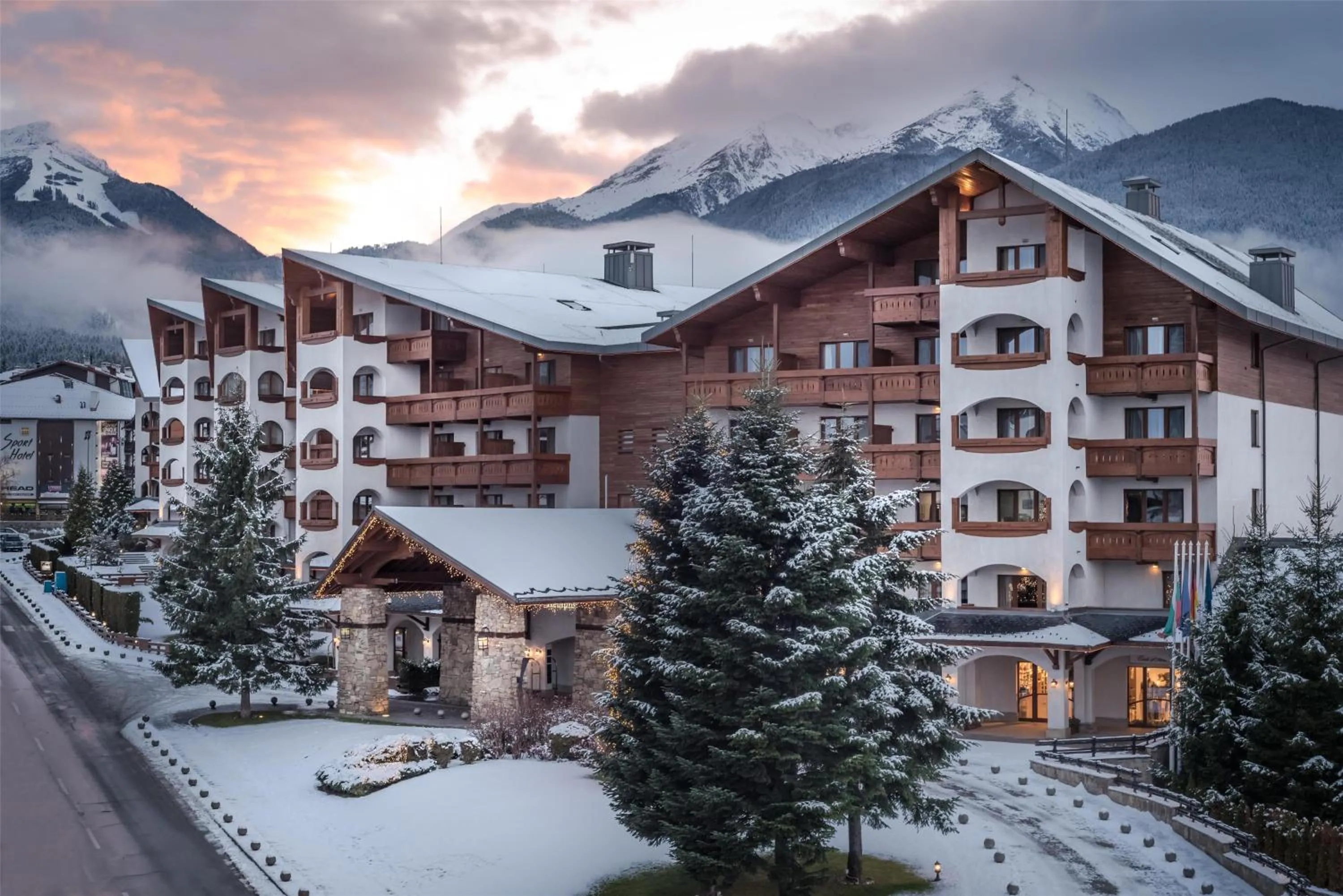 Property building in Kempinski Hotel Grand Arena Bansko