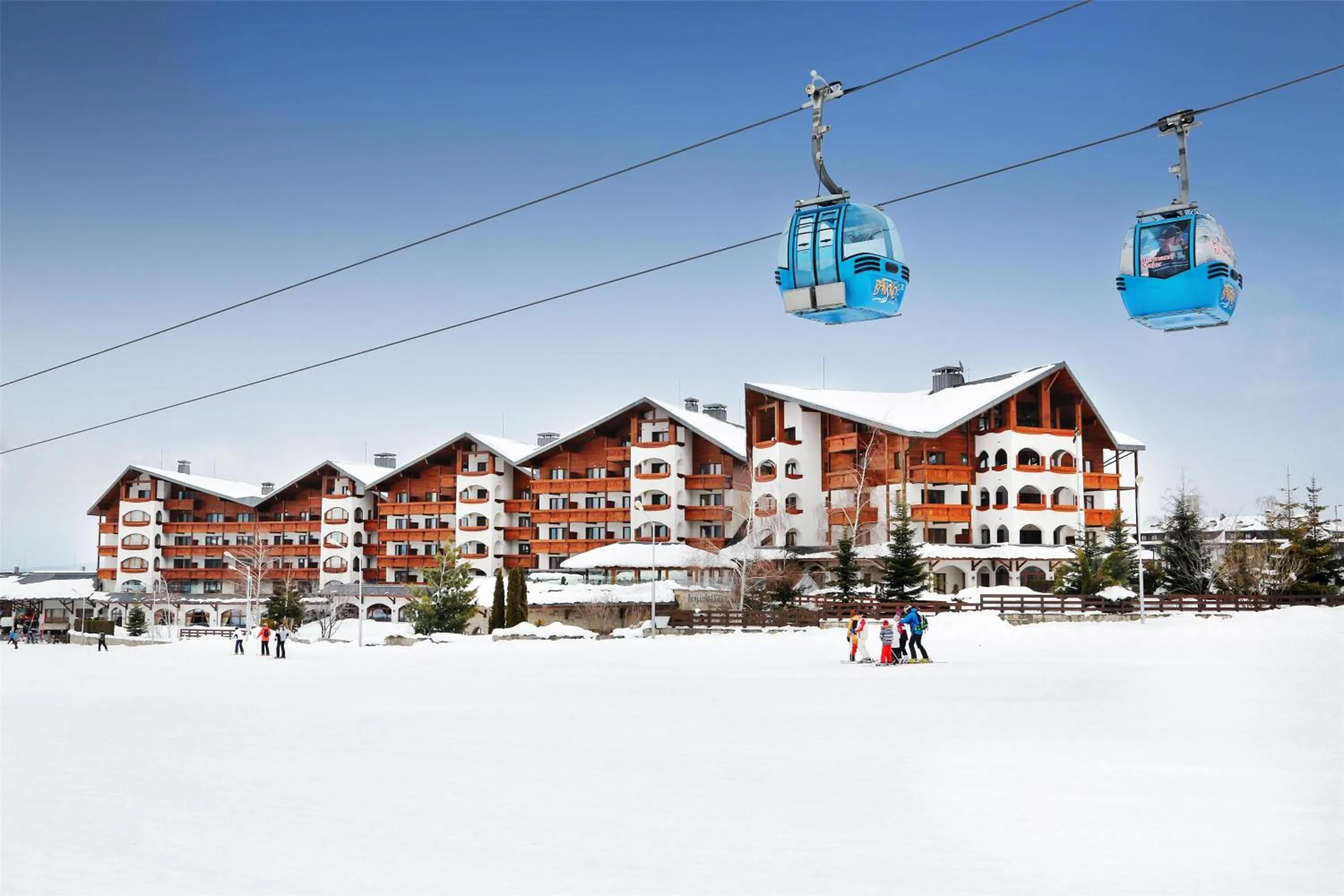 Property building in Kempinski Hotel Grand Arena Bansko