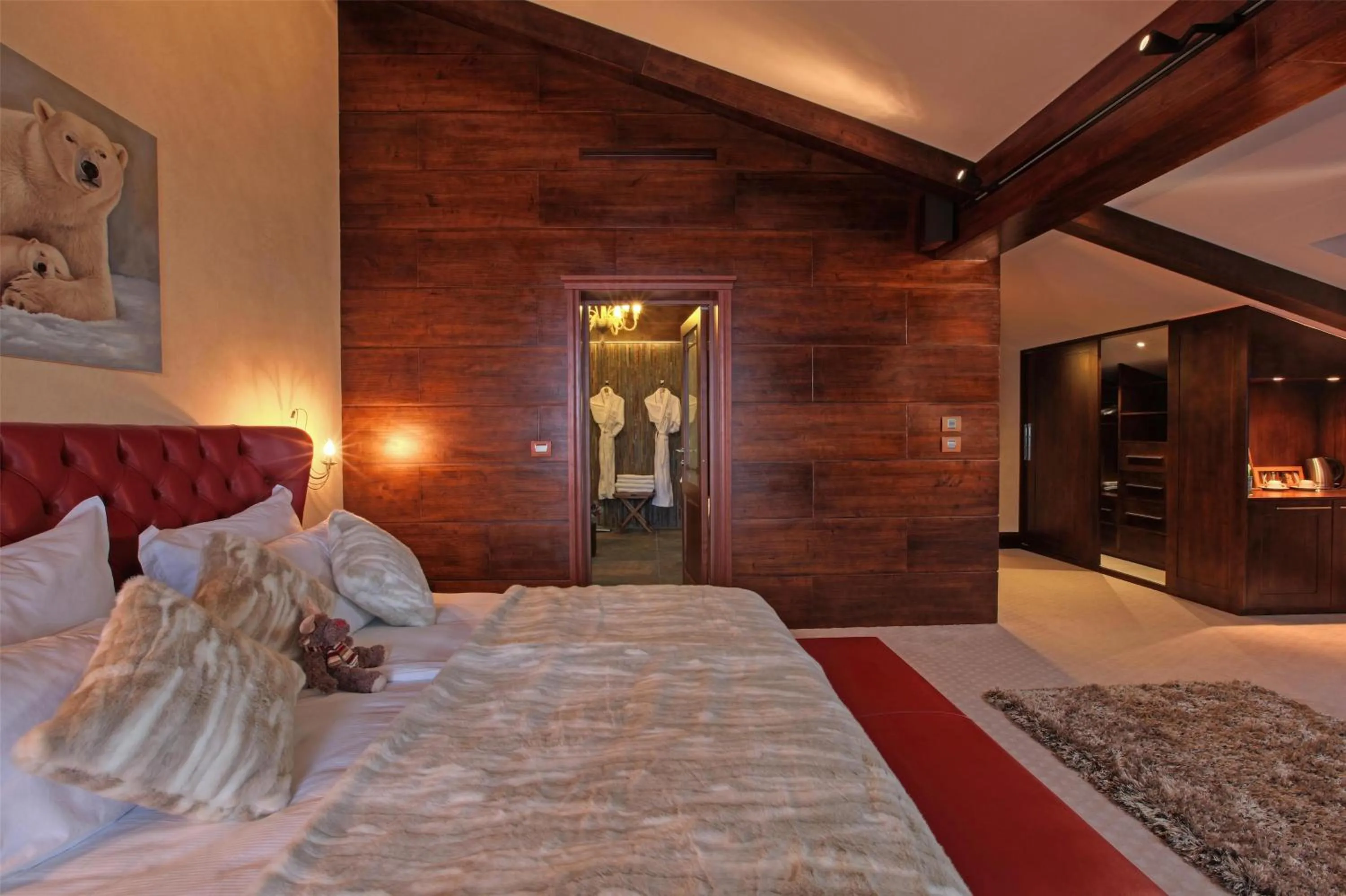 Photo of the whole room, Bed in Kempinski Hotel Grand Arena Bansko