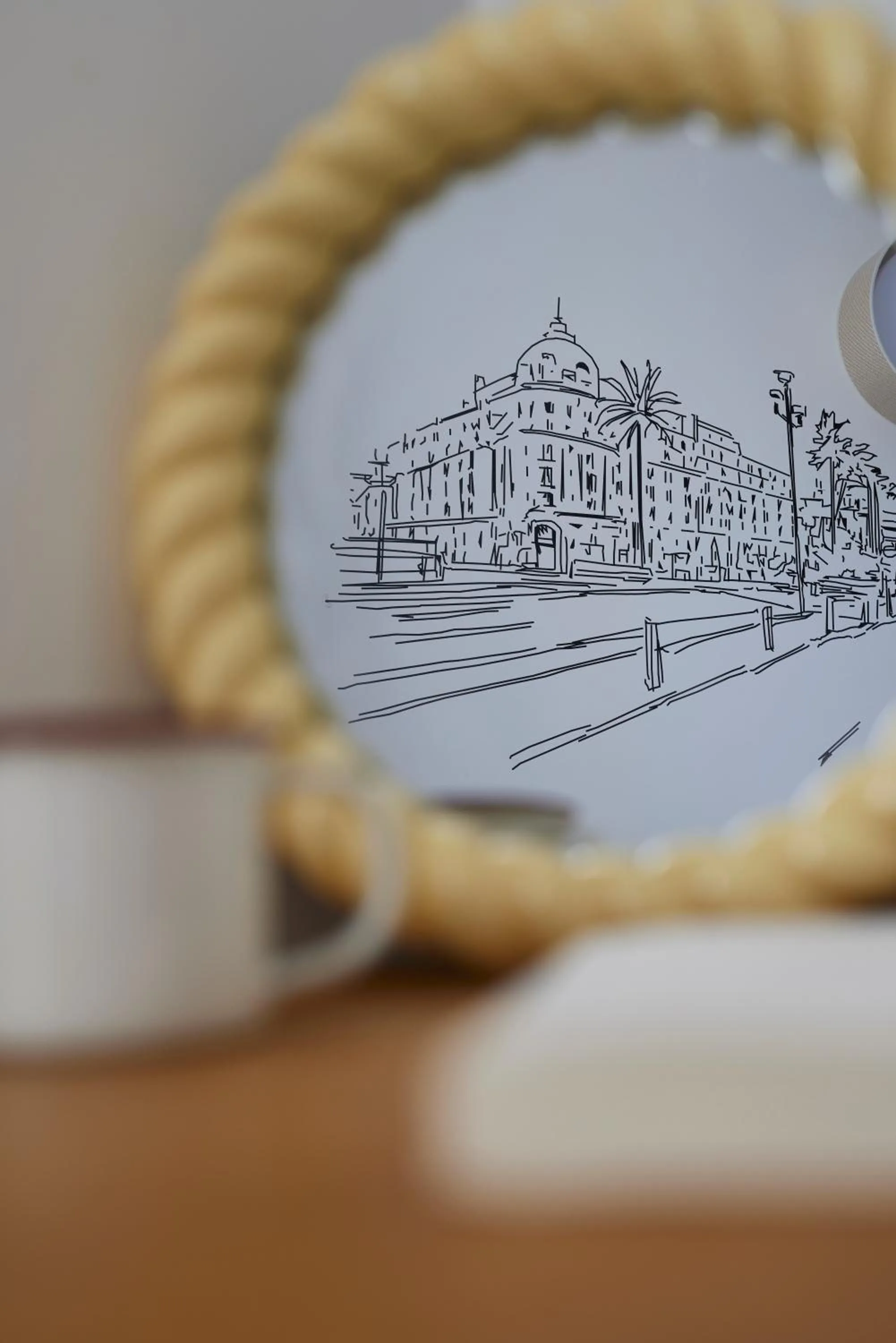 Decorative detail in Hotel-Restaurant Isidore Nice Ouest