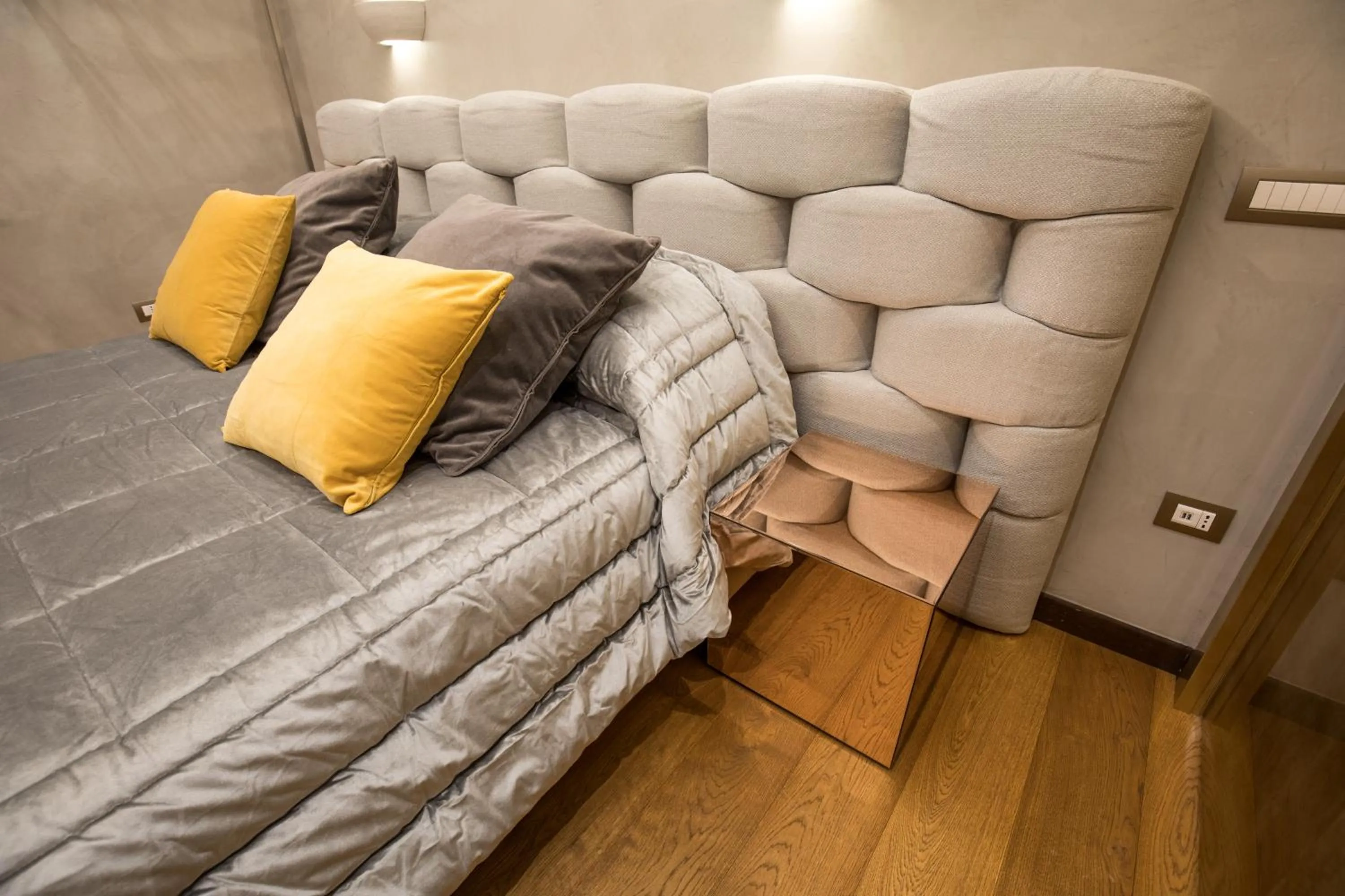 Bed in Civico Cinque Home Luxury Apartment