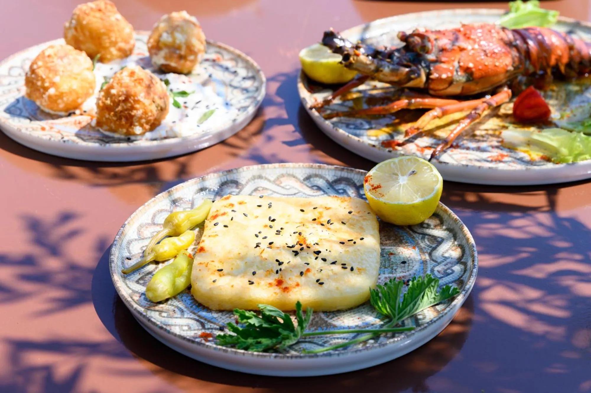 Food and drinks in Poseidon Beach Hotel