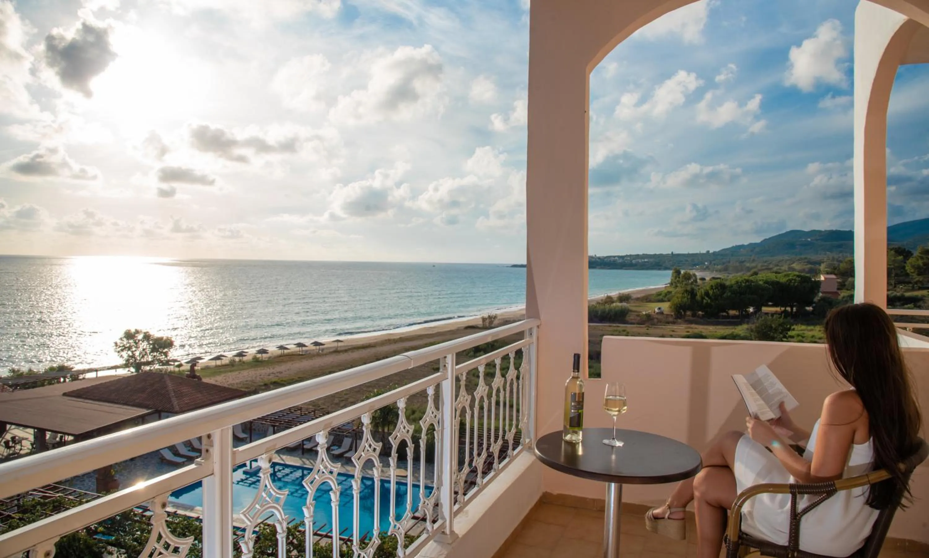 People in Poseidon Beach Hotel