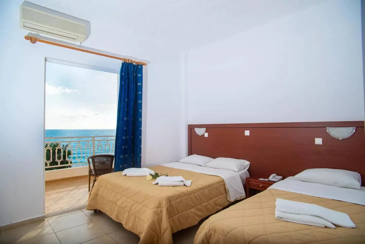 Bedroom in Poseidon Beach Hotel