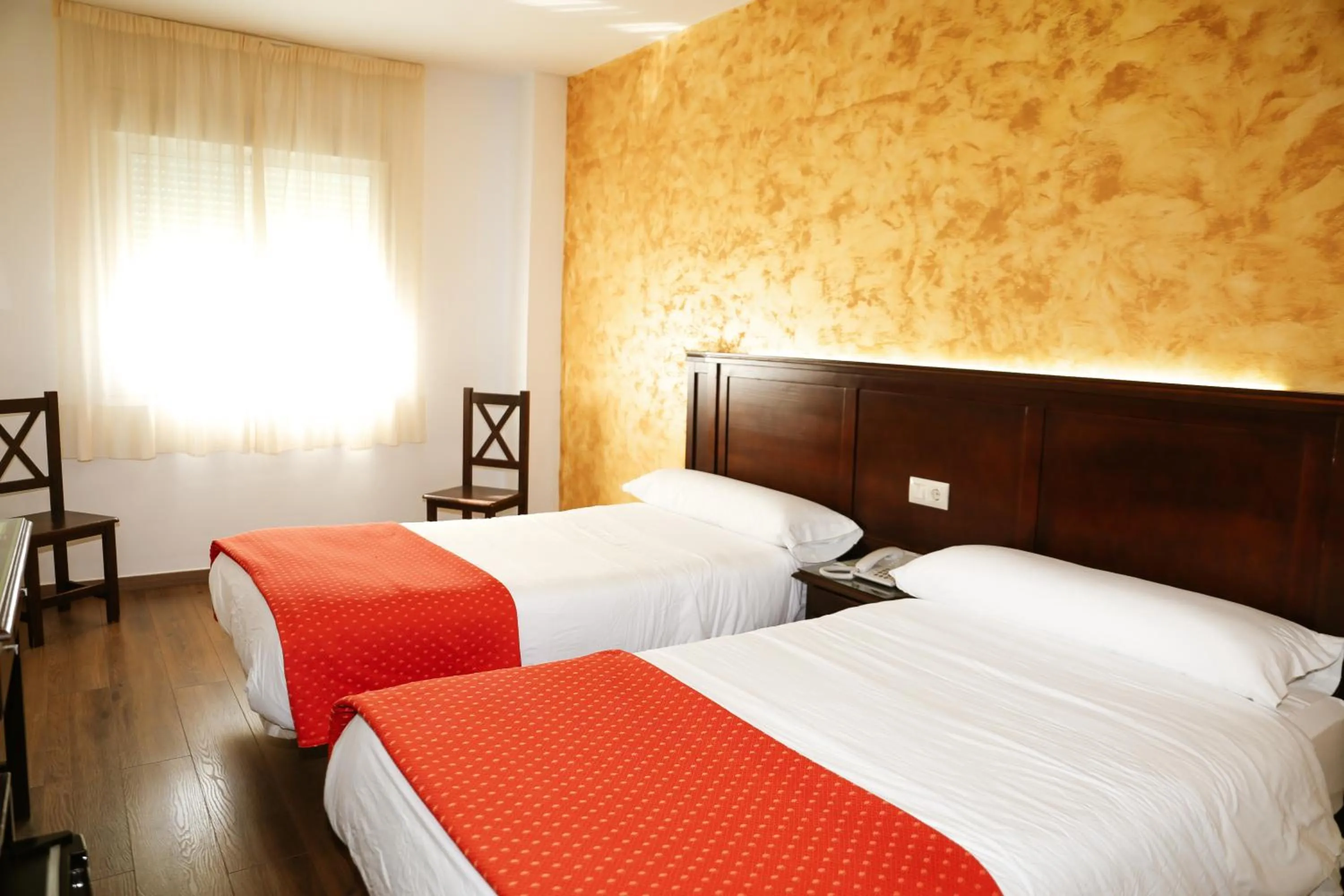 Bed in Hotel Restaurante Sostenible La Laguna