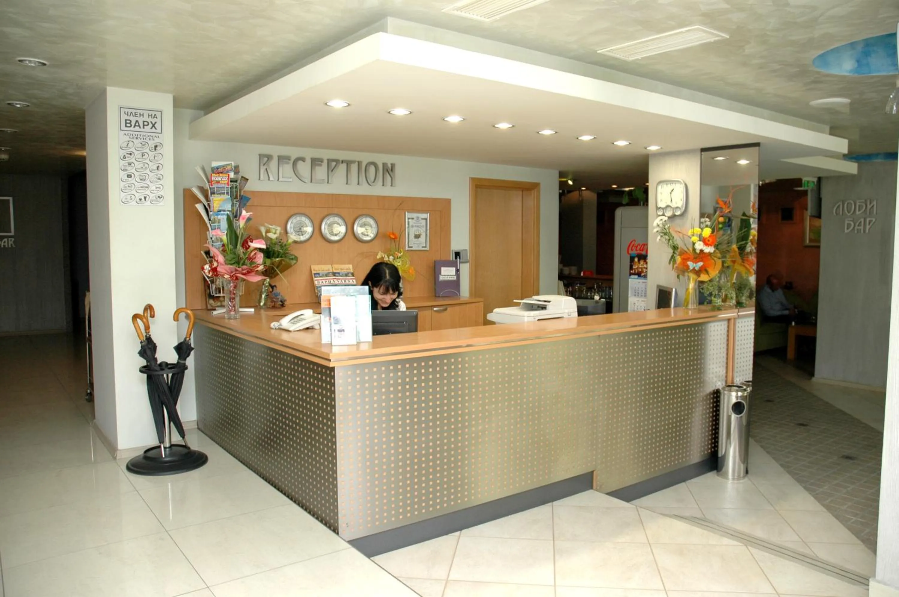 Lobby or reception in Hotel Divesta - self check in