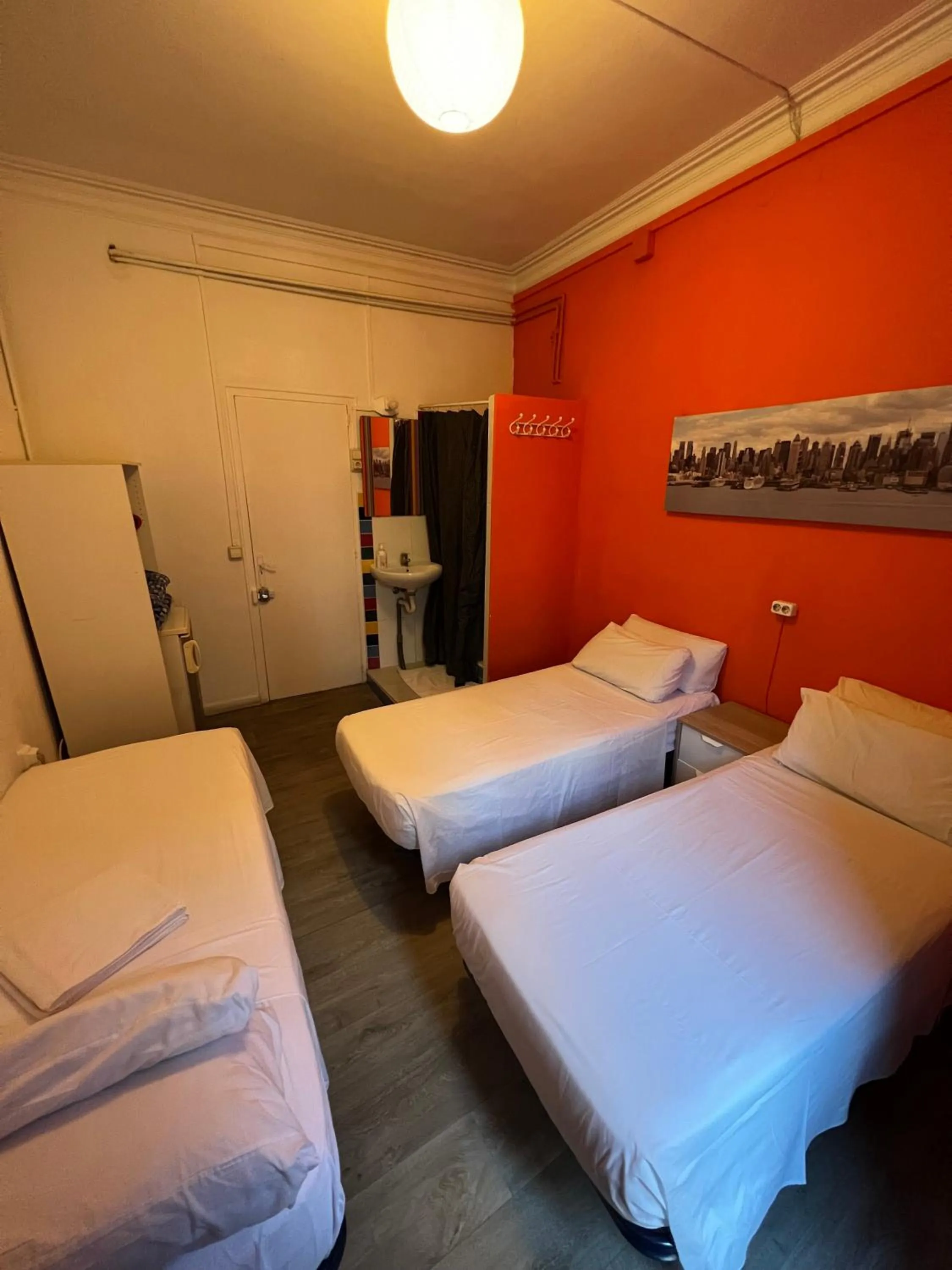 Bed in Pensión Arosa