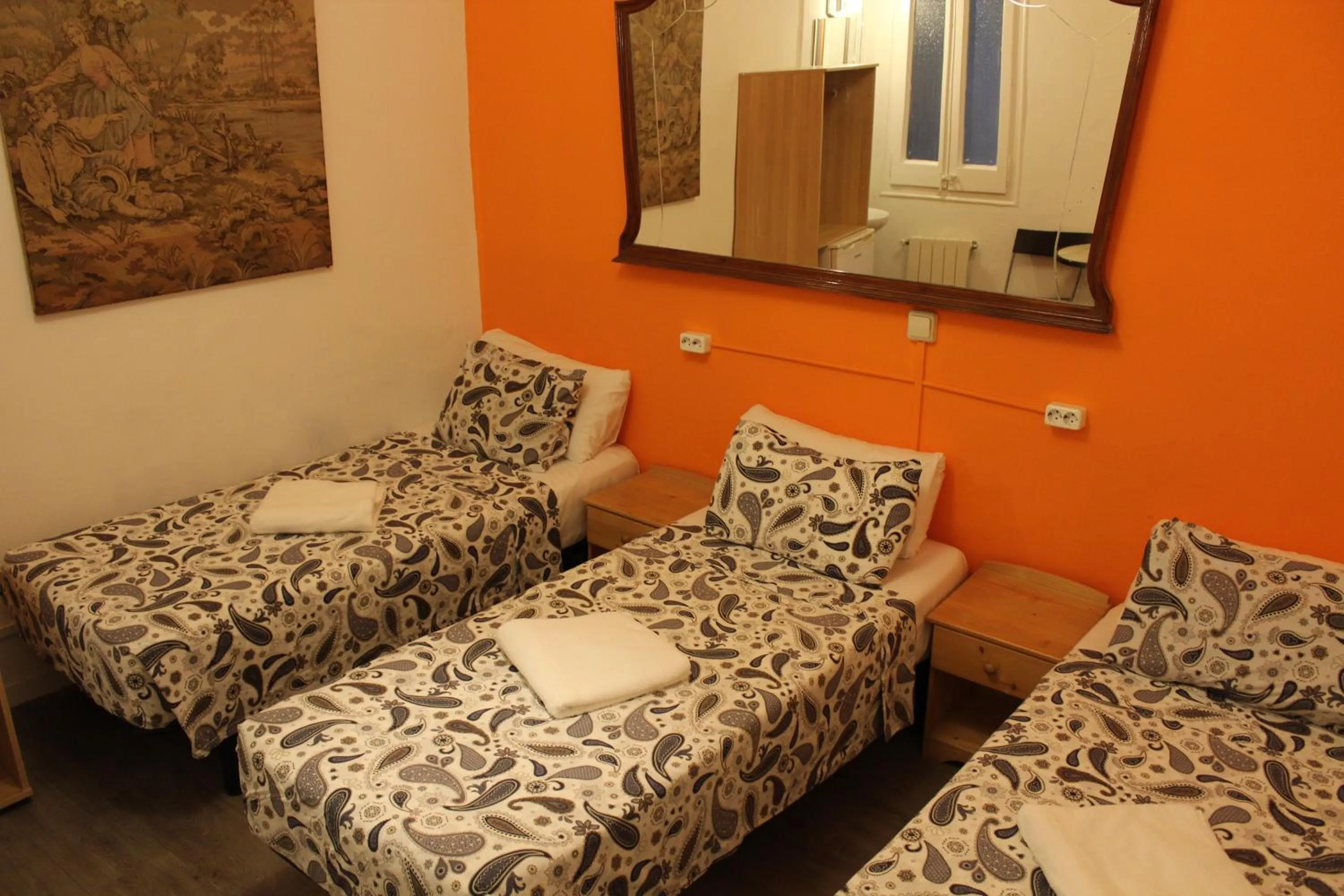 Bedroom, Bed in Pensión Arosa