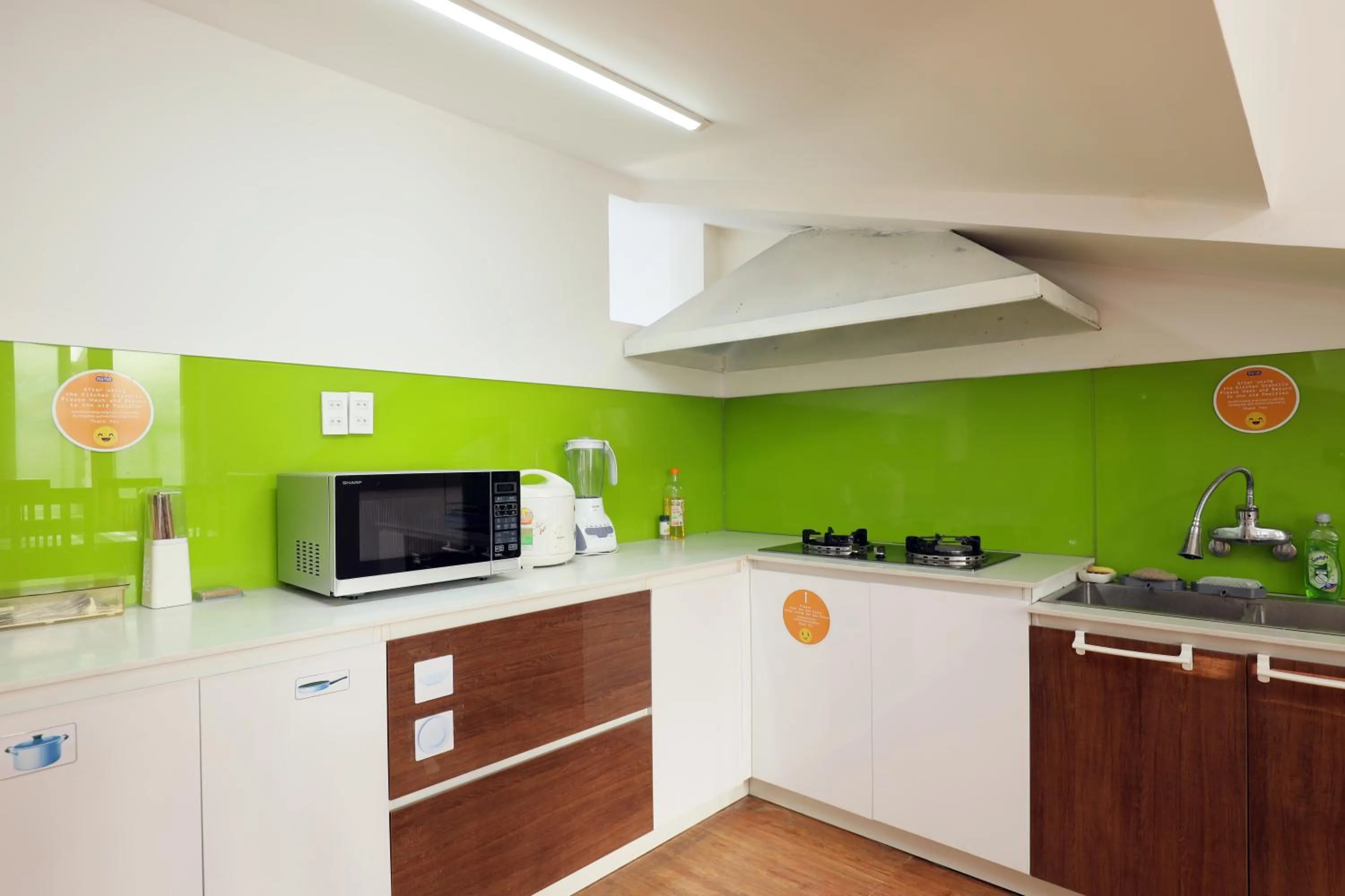 Communal kitchen in Maxim Hotel