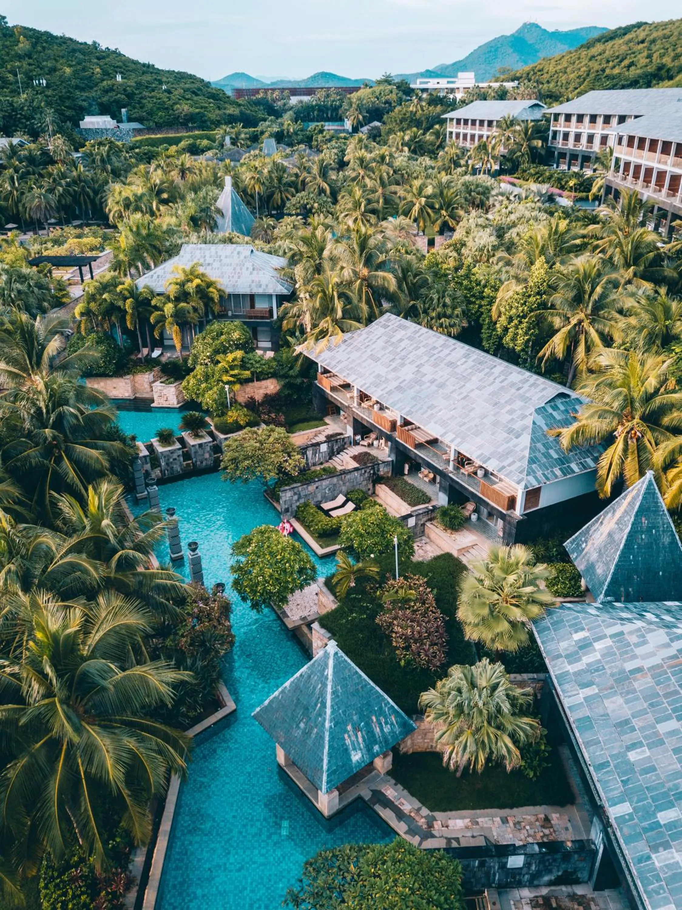 Bird's eye view in Mandarin Oriental, Sanya