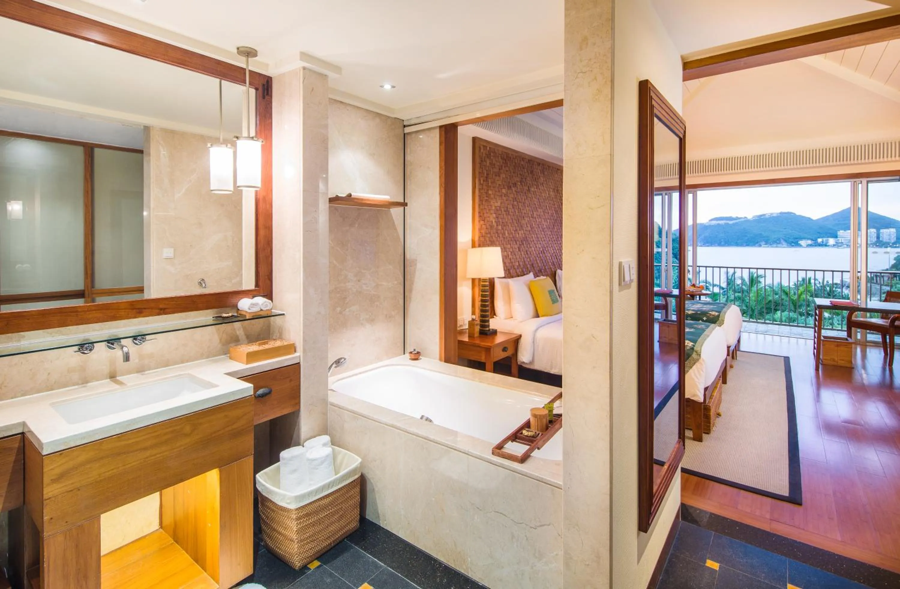 Bathroom in Mandarin Oriental, Sanya