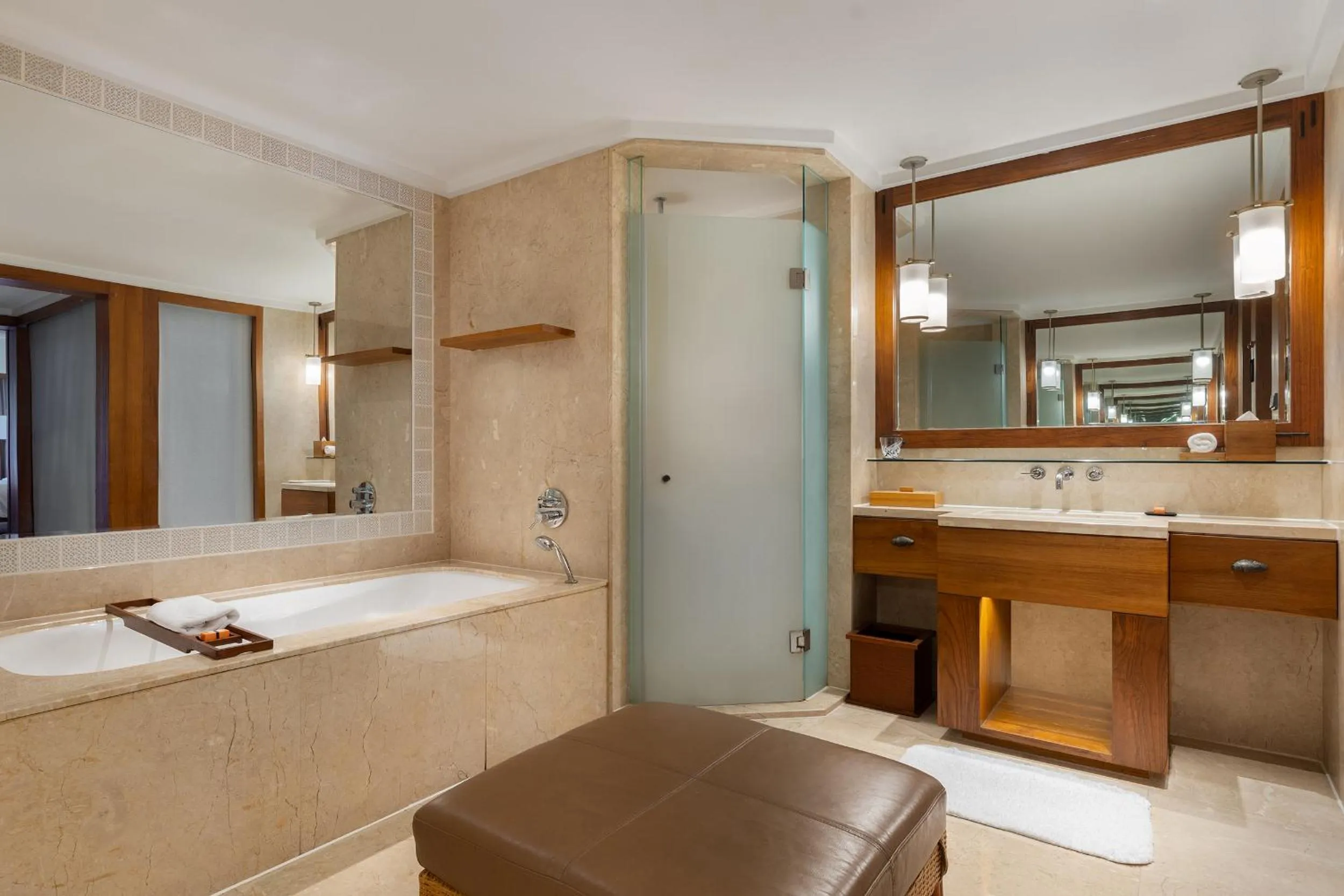 Bathroom in Mandarin Oriental, Sanya