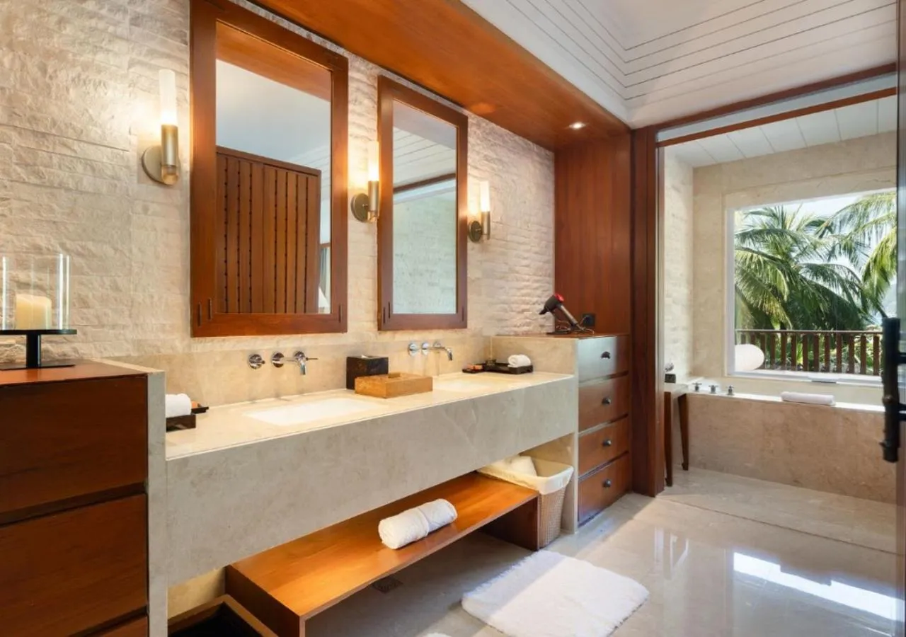 Bathroom in Mandarin Oriental, Sanya