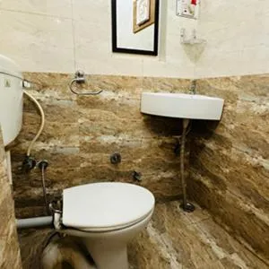 Toilet in Maa Ji House on Lake Pichola