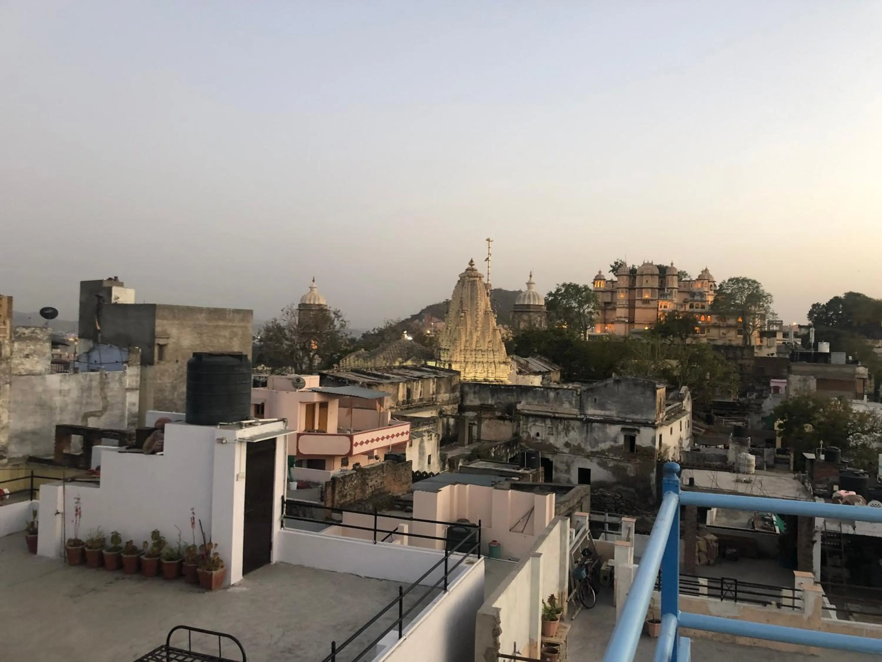 City view in Maa Ji House on Lake Pichola