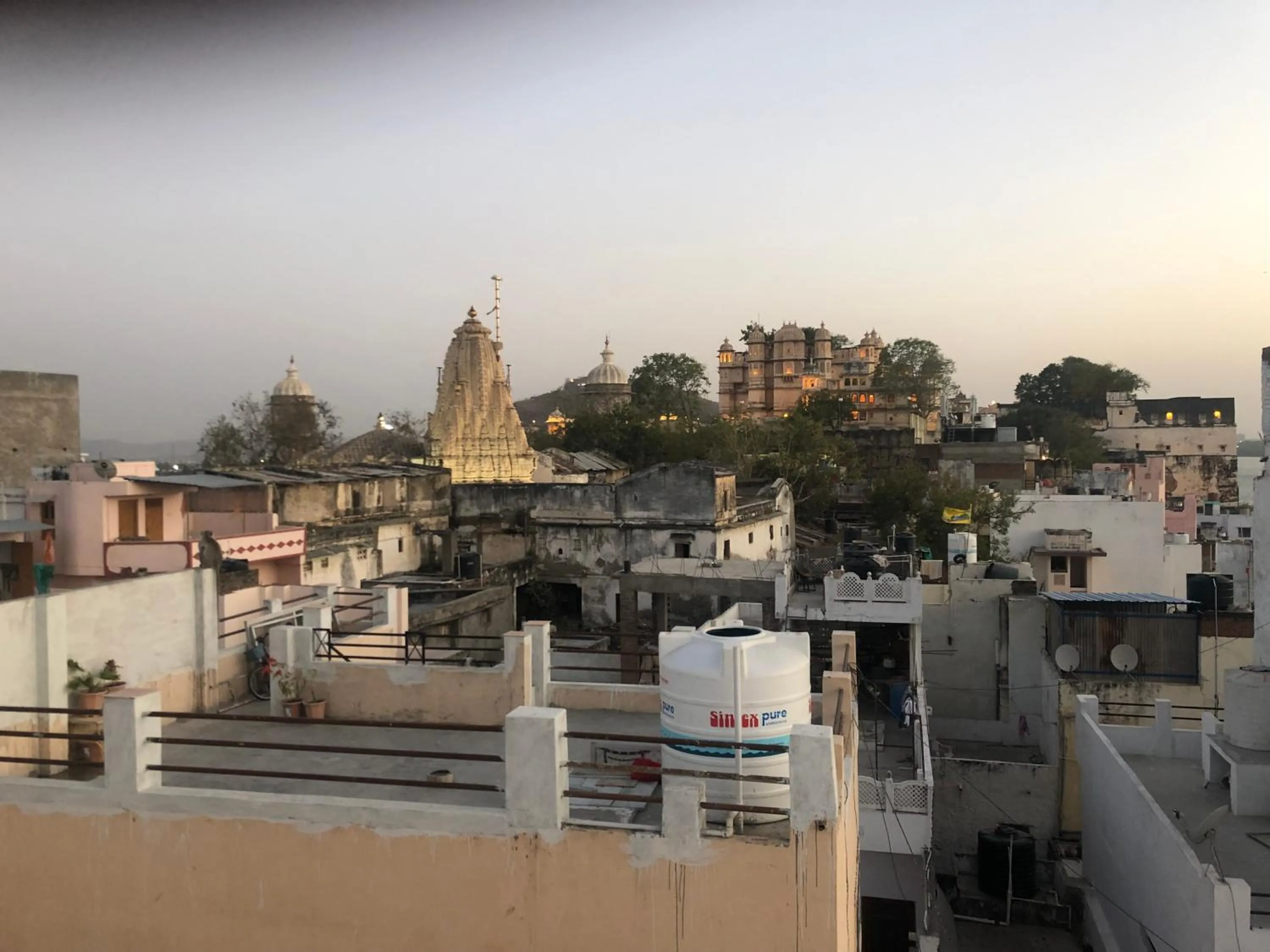 City view in Maa Ji House on Lake Pichola