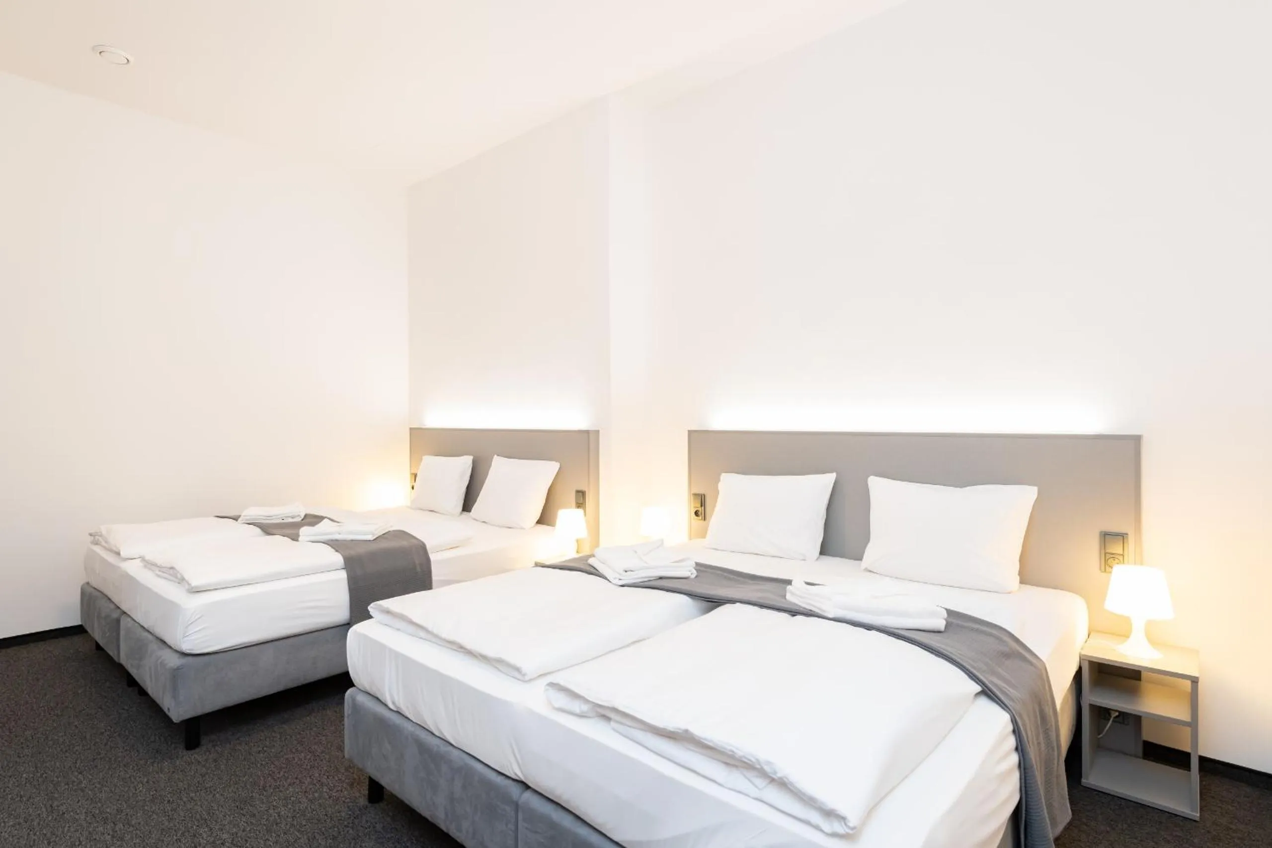 Swimming pool, Bed in Narodni Stay