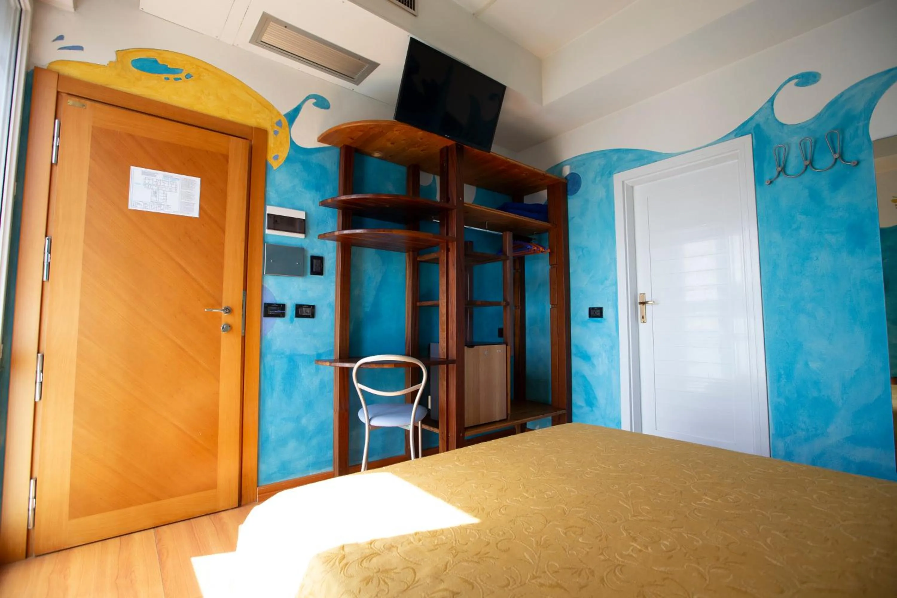 View (from property/room), Bed in Hotel Stella Maris