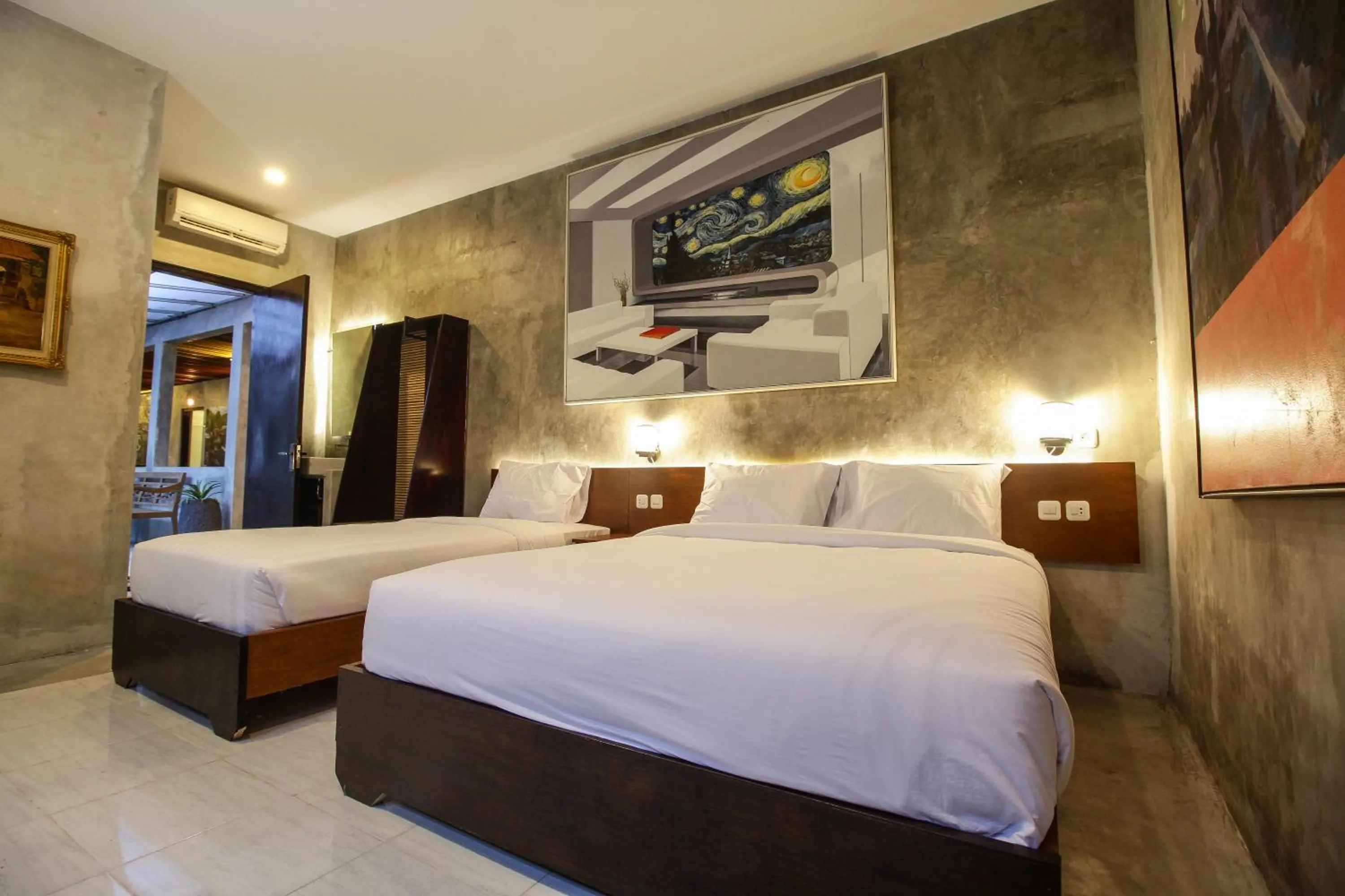 Bedroom, Bed in Watu Agung Guest House