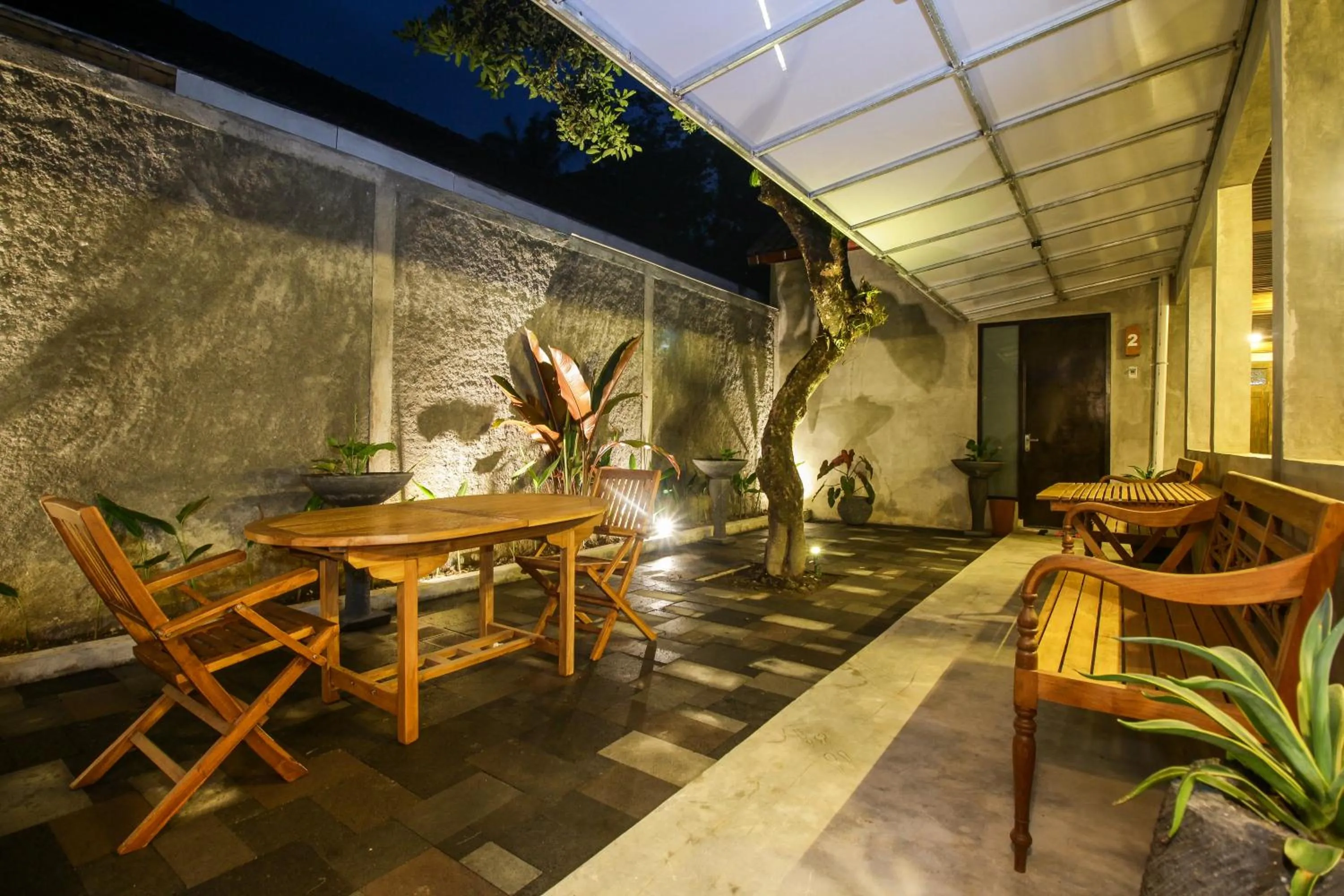Facade/entrance in Watu Agung Guest House