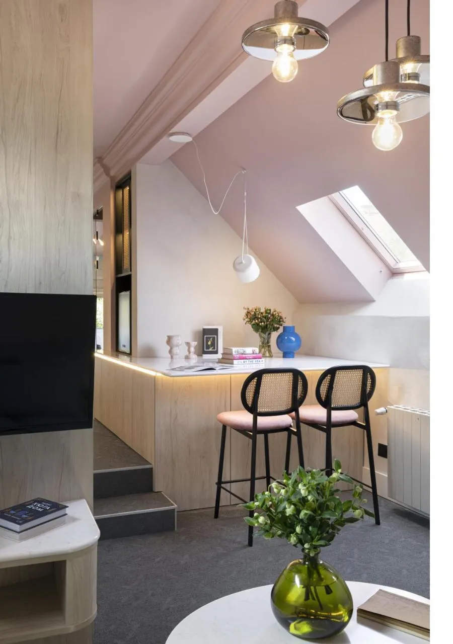 Seating area in Oborishte 63,The Art Boutique Hotel by Sandglass