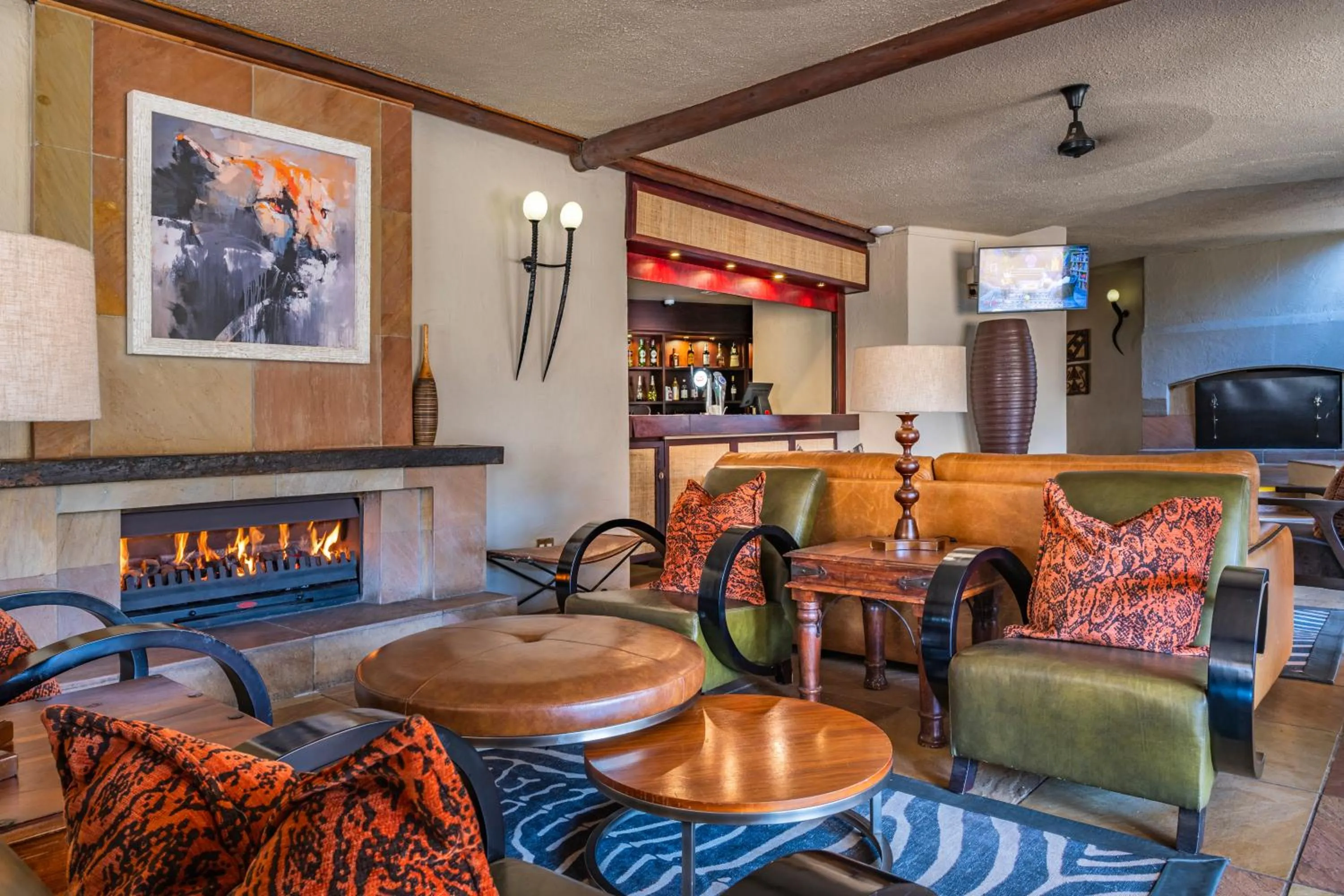 Lounge or bar in Kwa Maritane Lodge