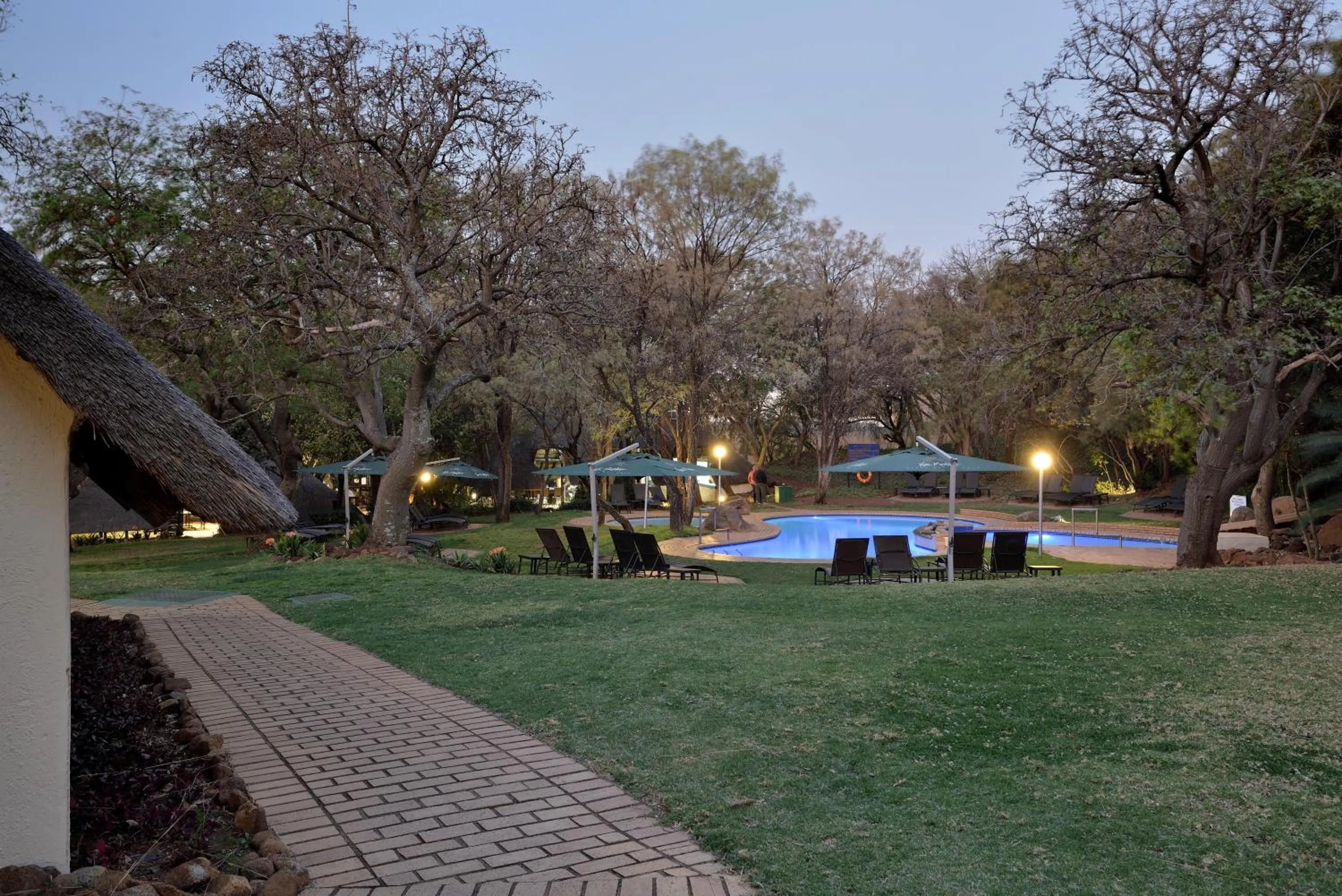 Garden in Kwa Maritane Lodge