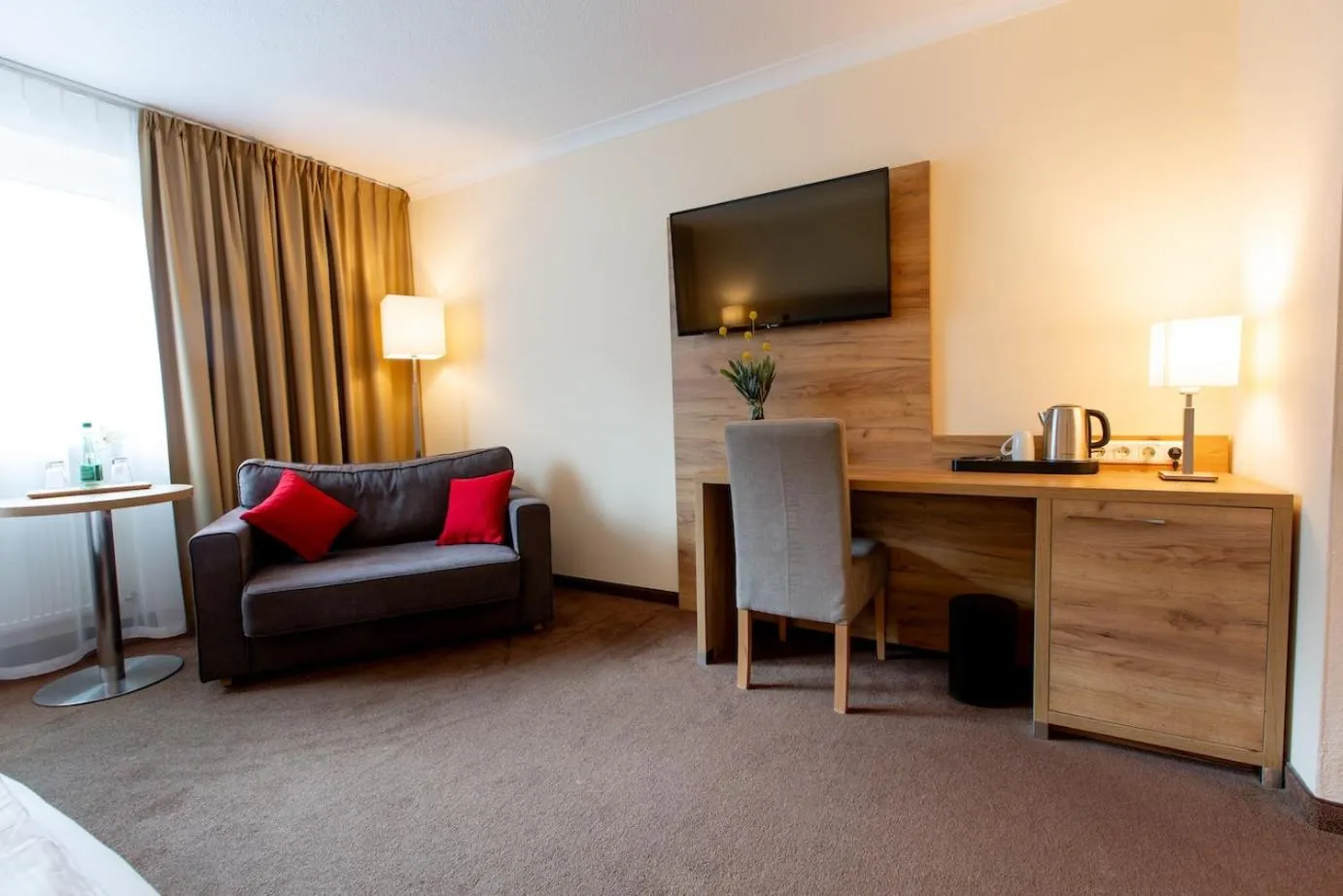 Photo of the whole room, Bed in Korbstadthotel Krone