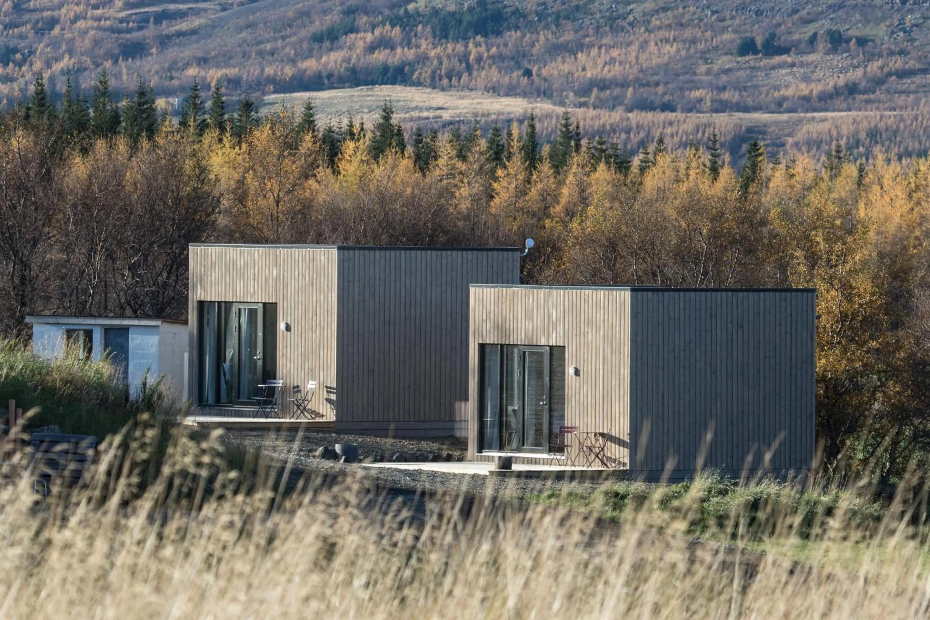 Property building in Mjóanes accommodation