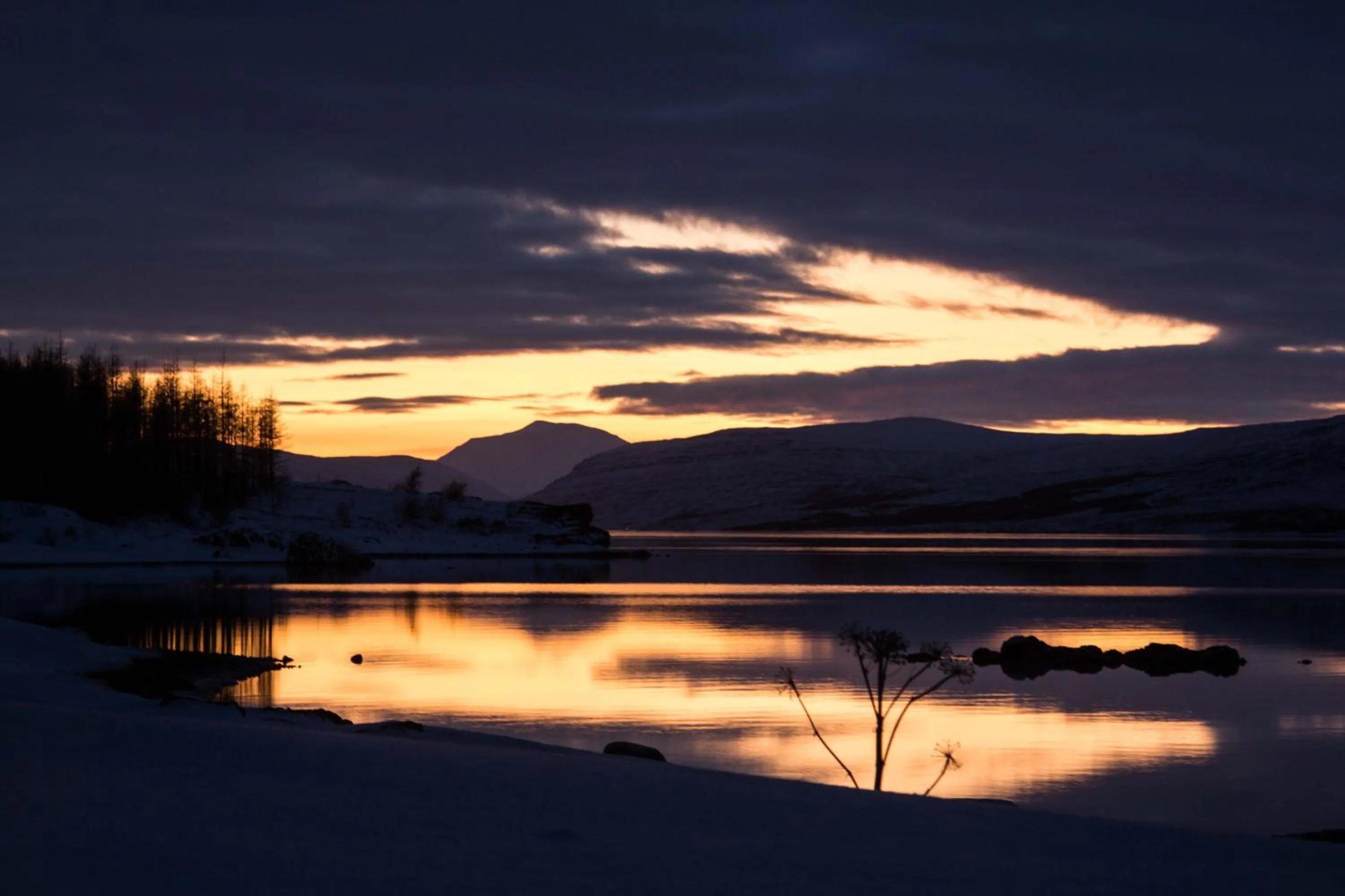 Natural landscape in Mjóanes accommodation