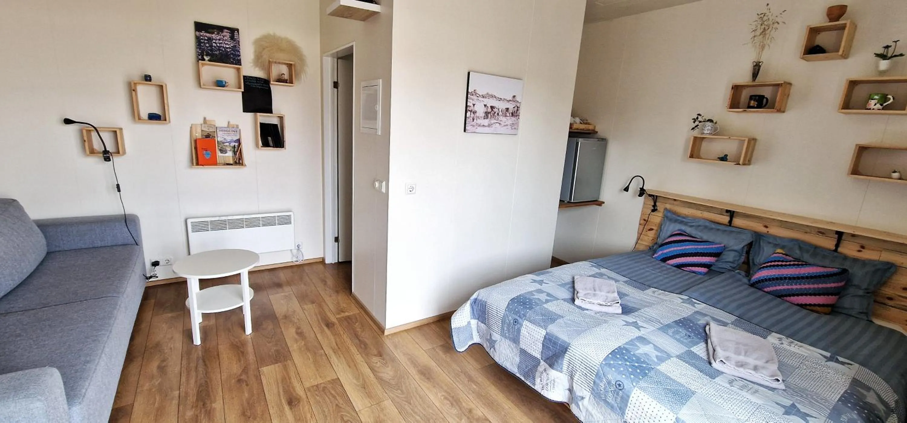 Photo of the whole room, Bed in Mjóanes accommodation