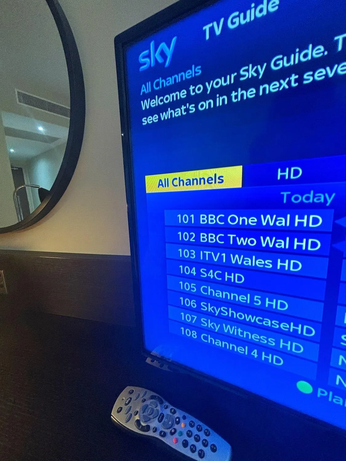 TV and multimedia in Clayton Hotel Cardiff