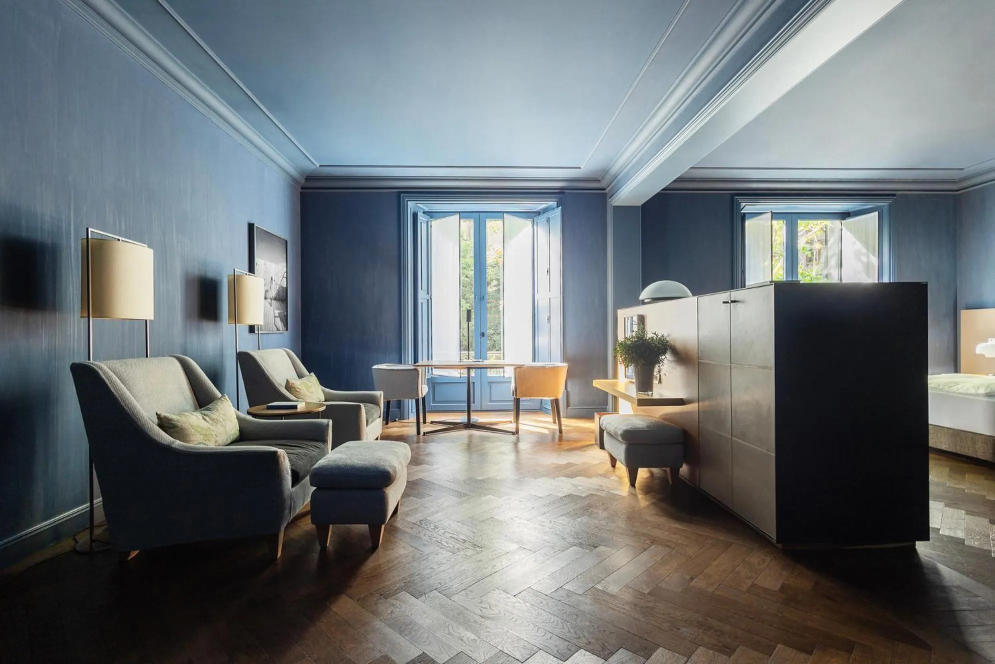 Living room, Bed in Alma Barcelona GL