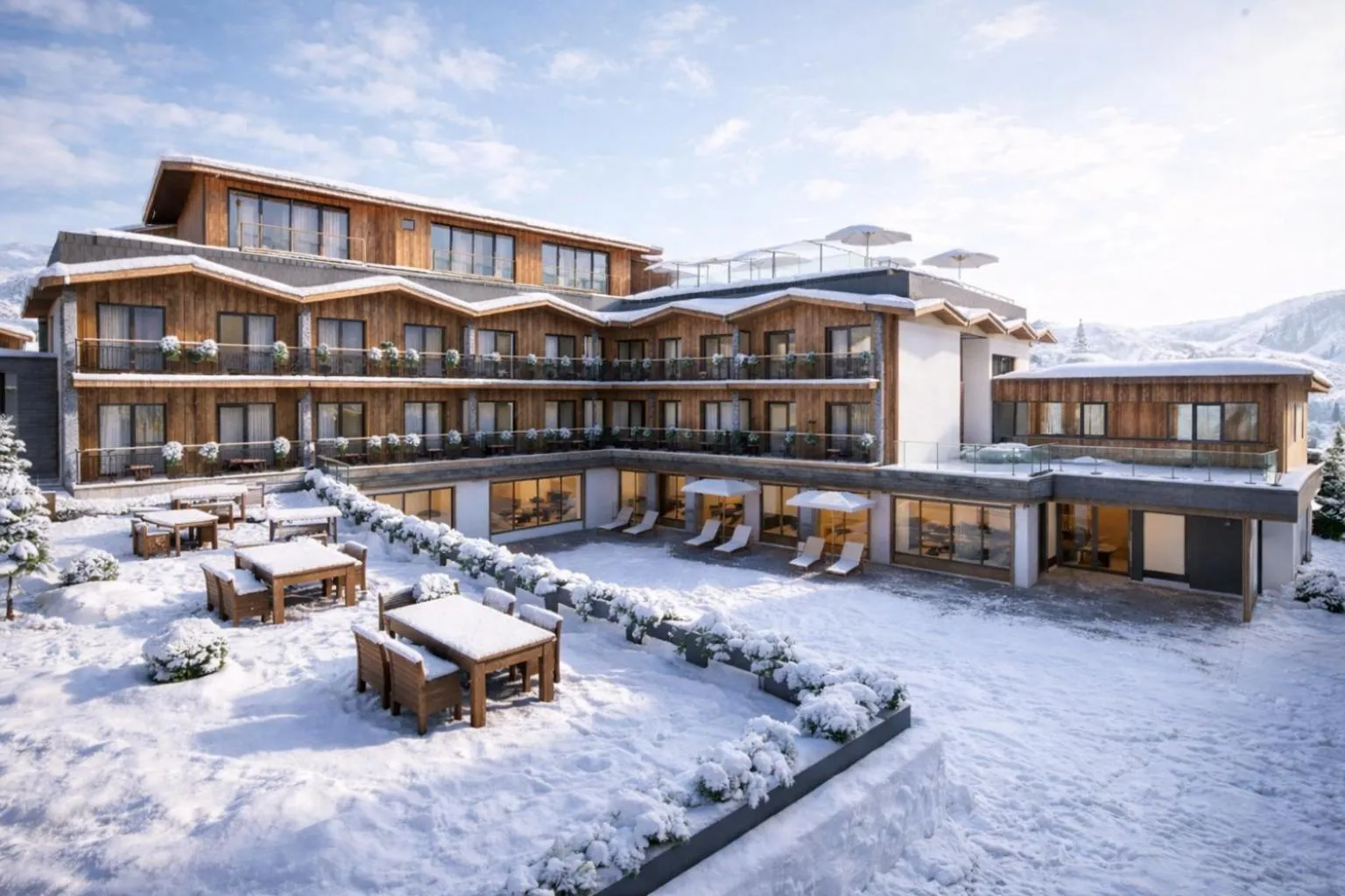 Property building in Hotel & Apart Central