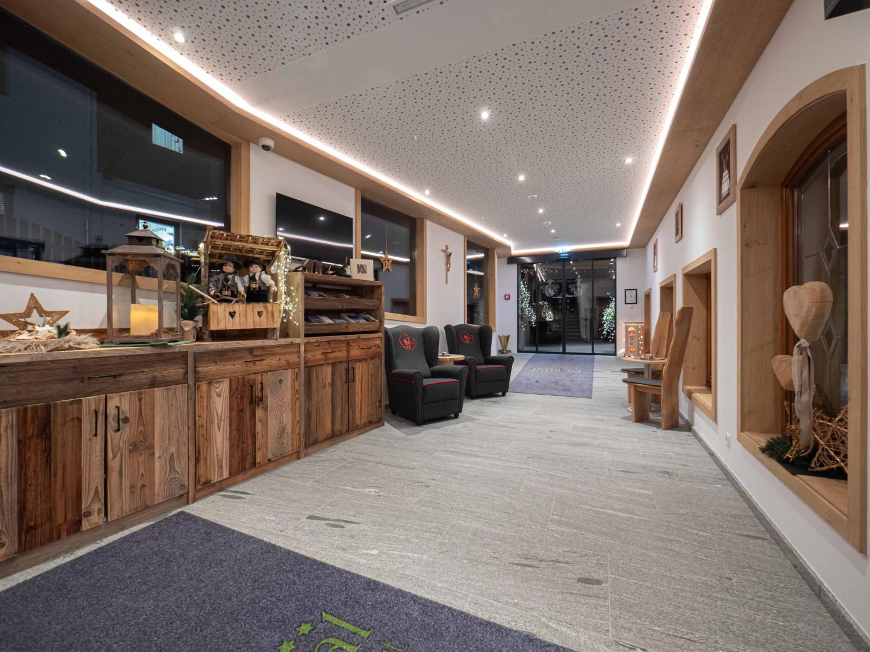 Lobby or reception in Hotel & Apart Central