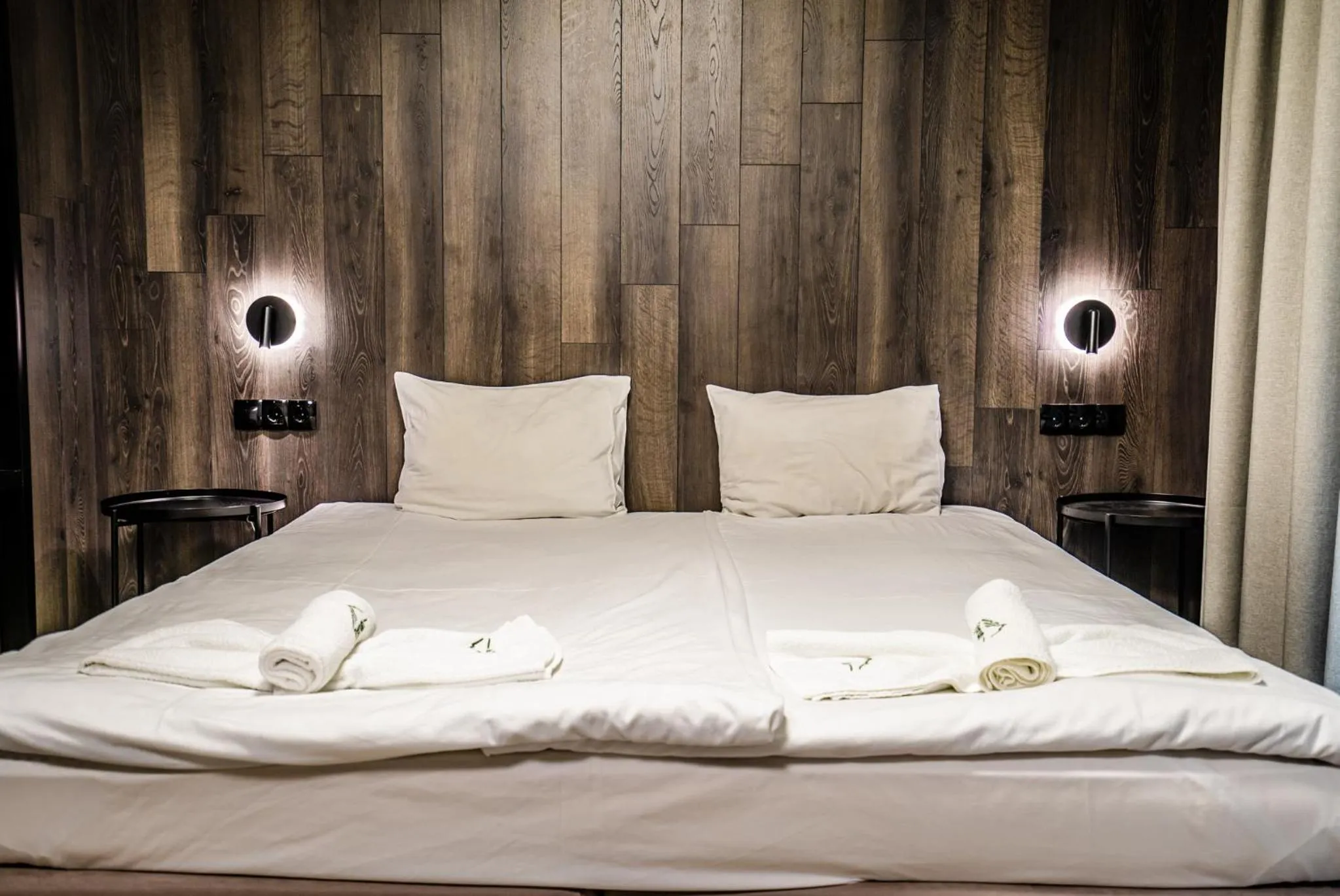 Bed in Perun Hotel Sandanski