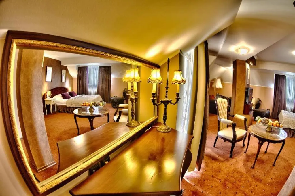 Bed in Meg-Lozenetz Hotel