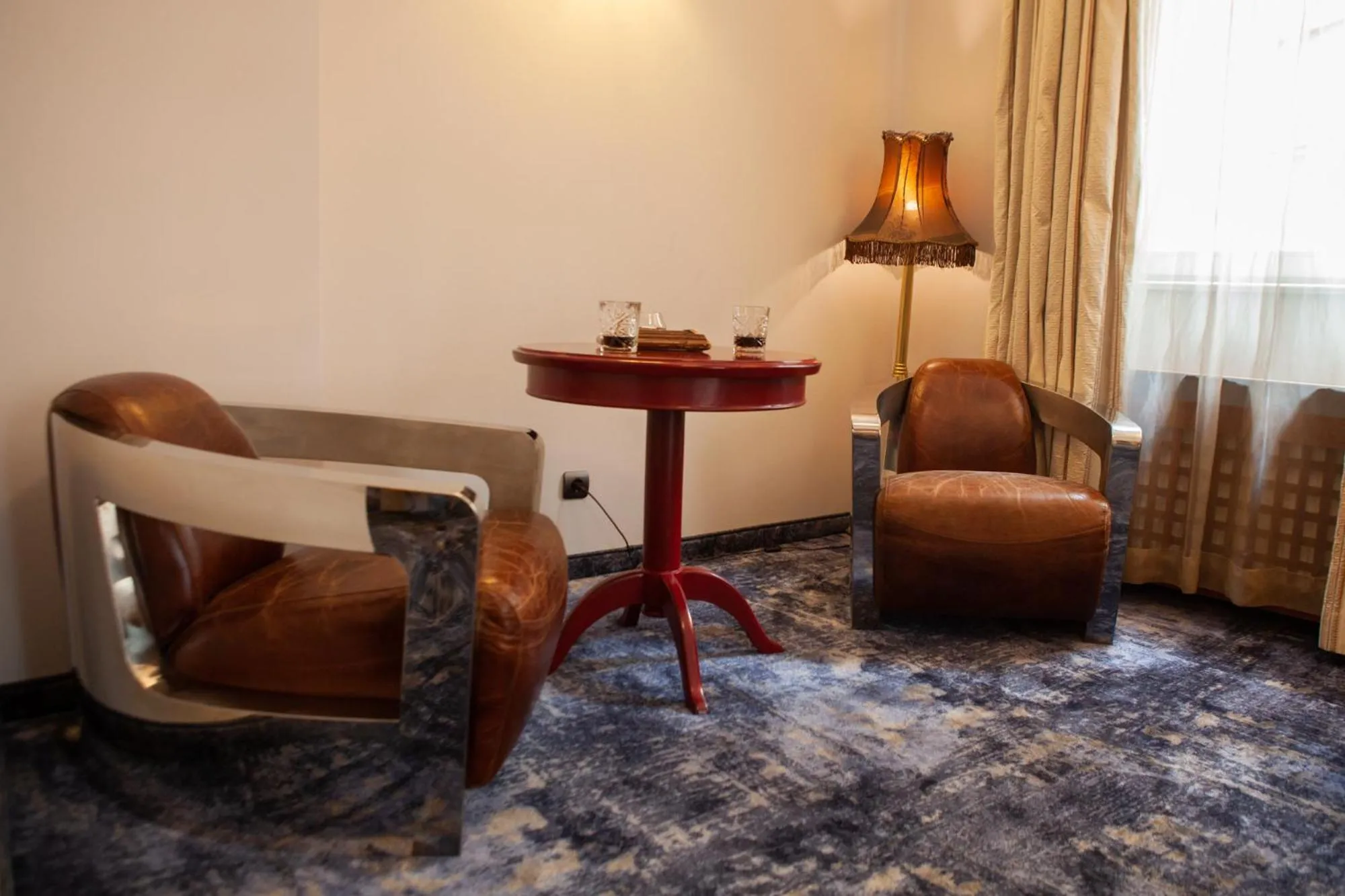 Seating area in Meg-Lozenetz Hotel