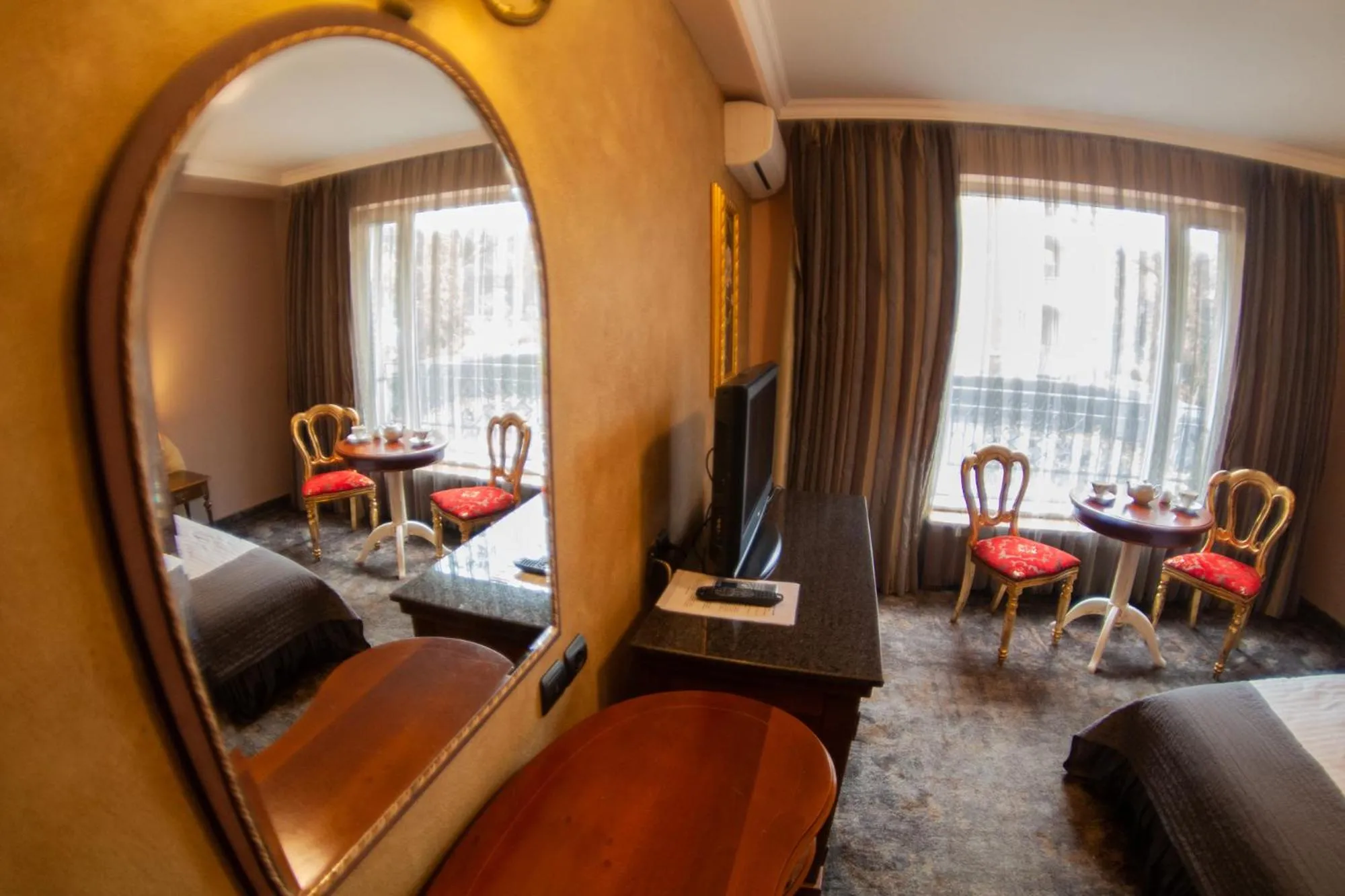 Seating area in Meg-Lozenetz Hotel