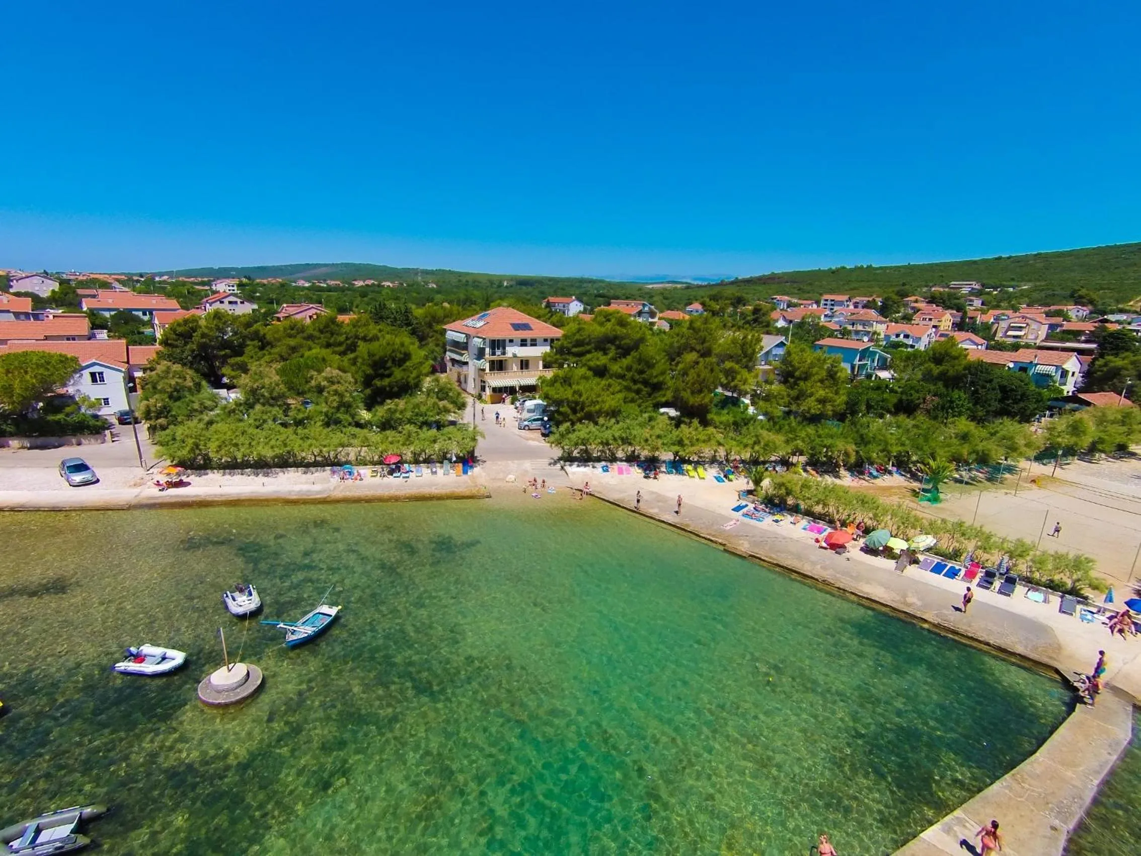 Bird's eye view in Guest House Malenica