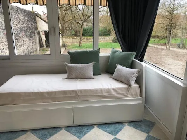 Bed in Manoir le Bout du Pont-Chambres d'Hôtes