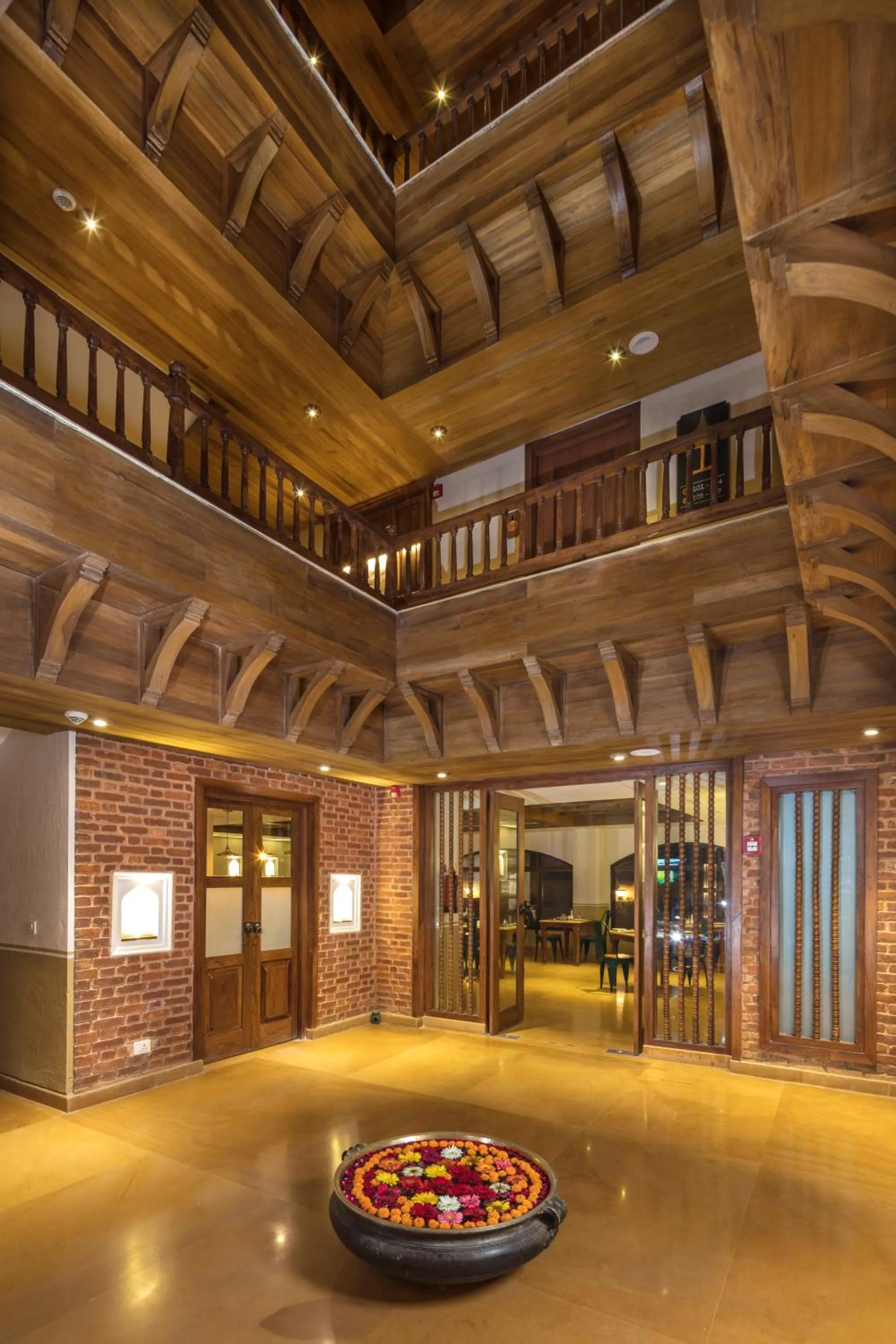 Lobby or reception in Nepali Ghar Hotel