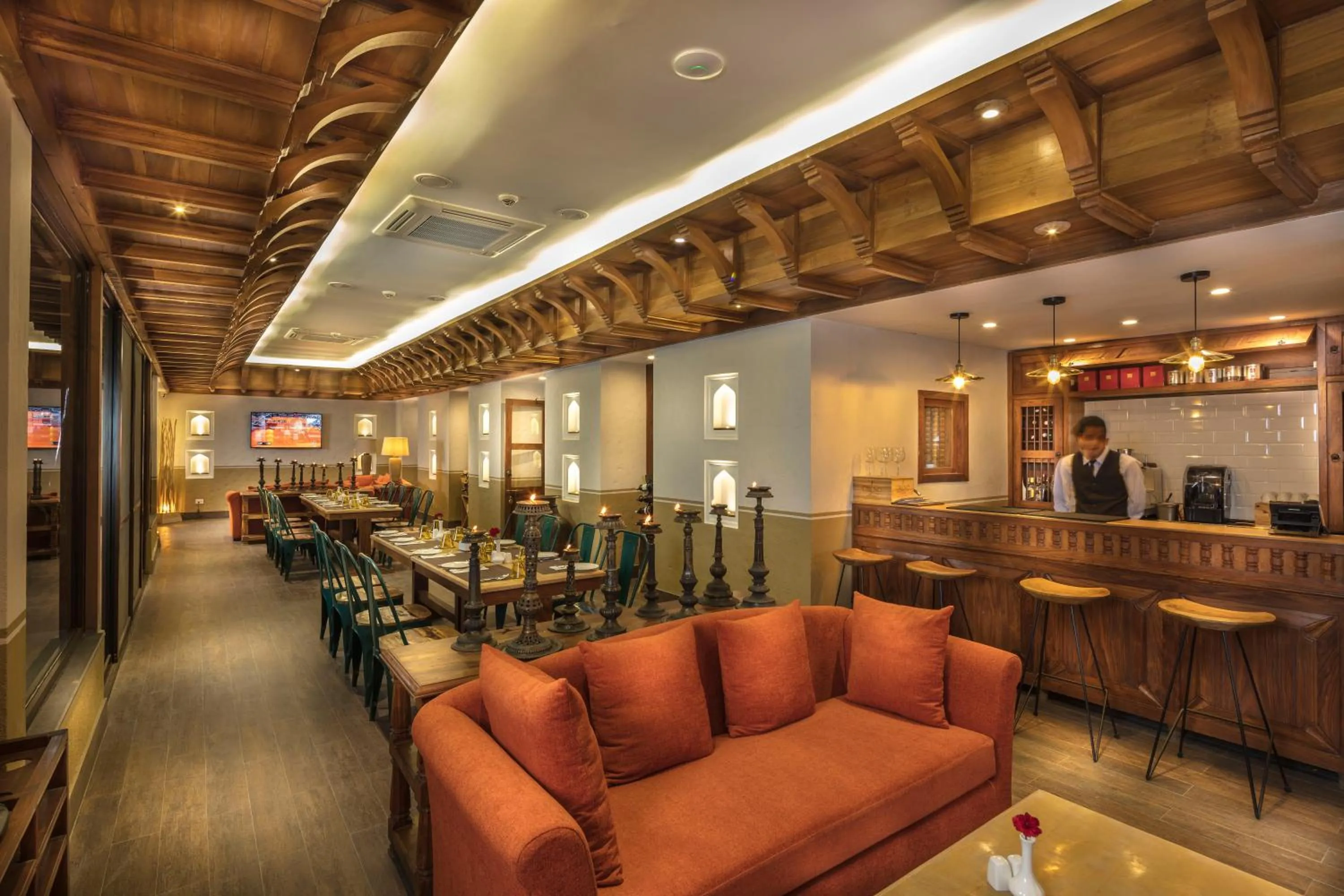 Restaurant/places to eat in Nepali Ghar Hotel