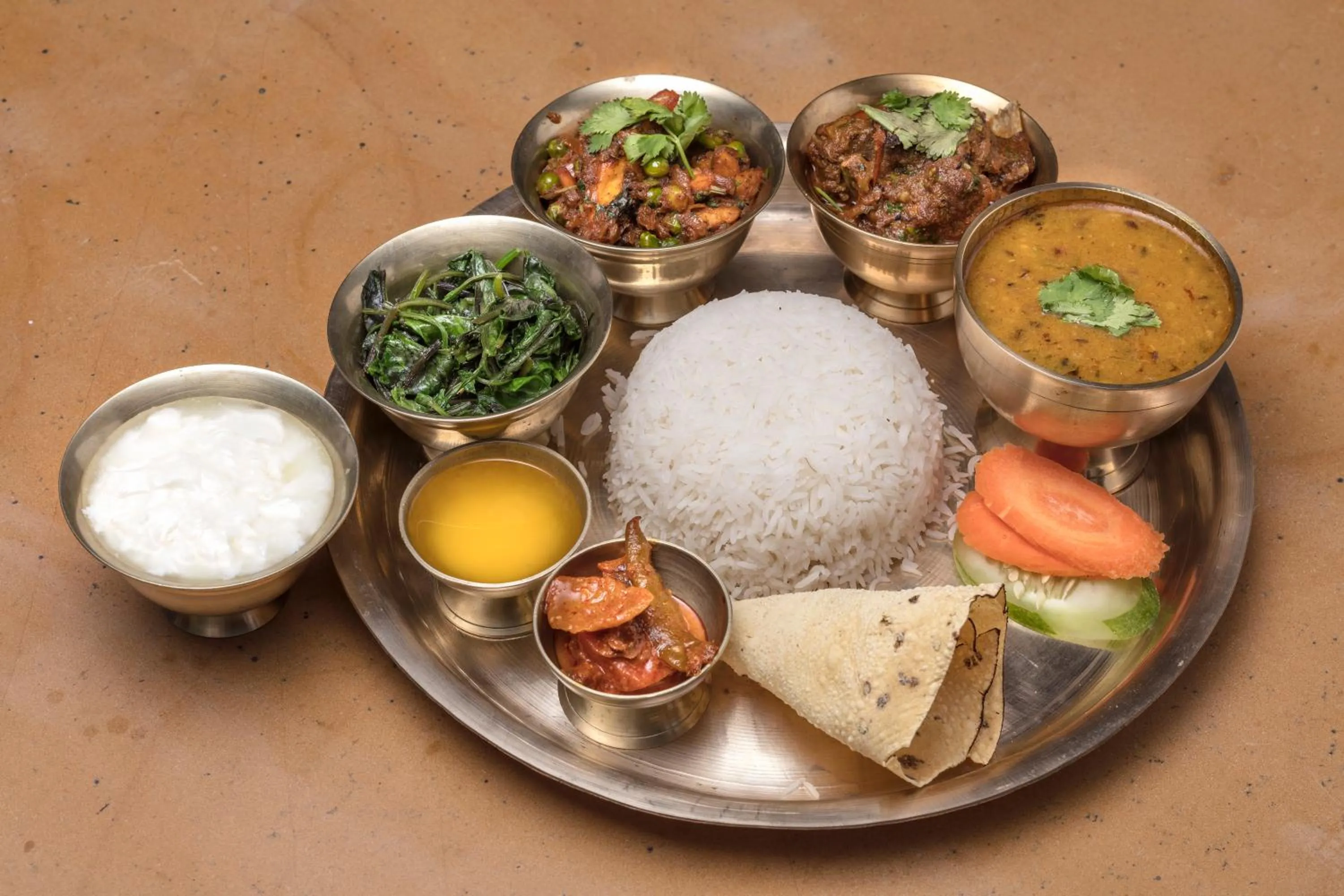 Food and drinks in Nepali Ghar Hotel